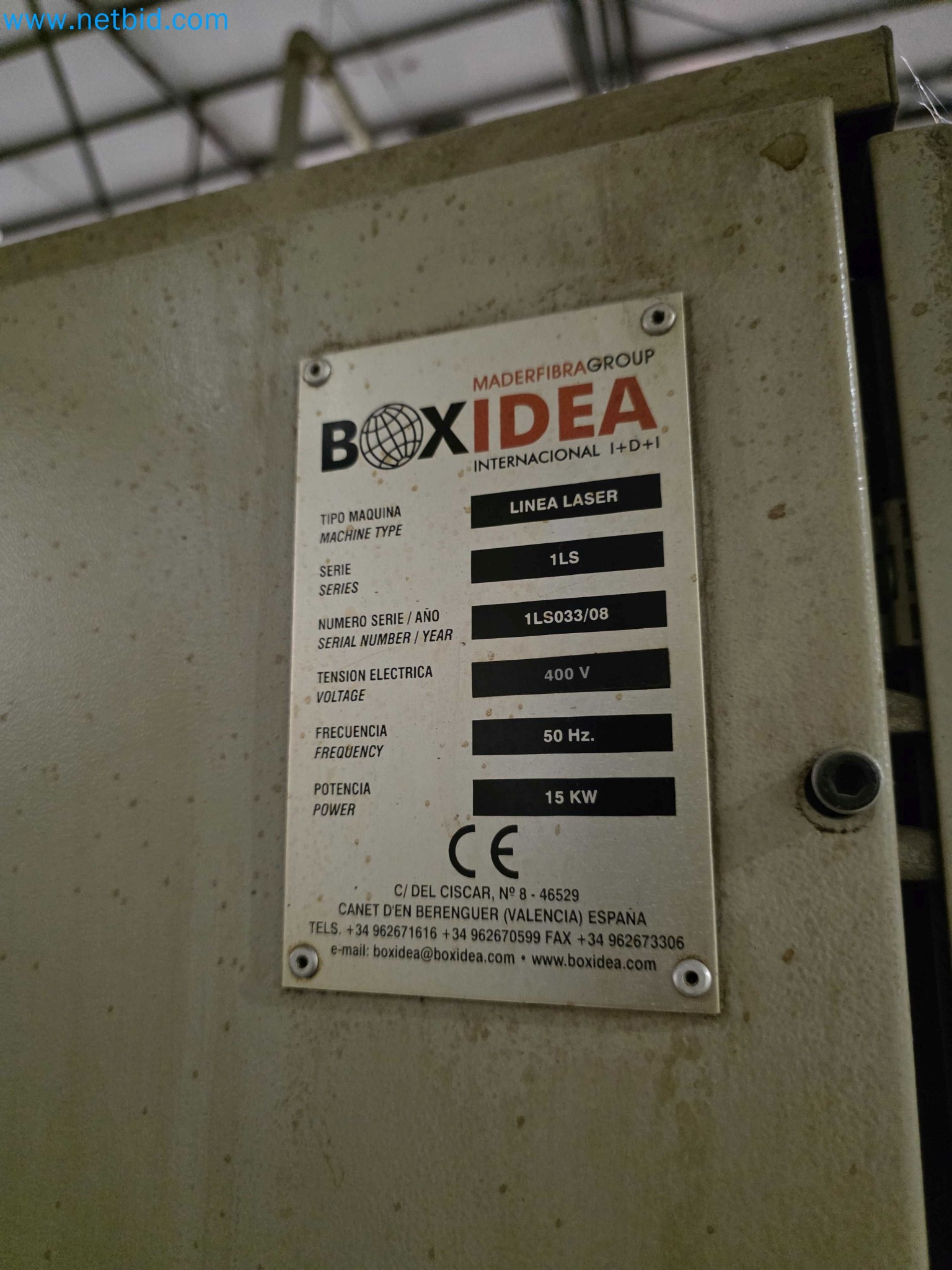 Liquidação de empresas - Máquinas de embalagem usadas para embalagem de frutas e legumes (linha de produção de MDF)-19