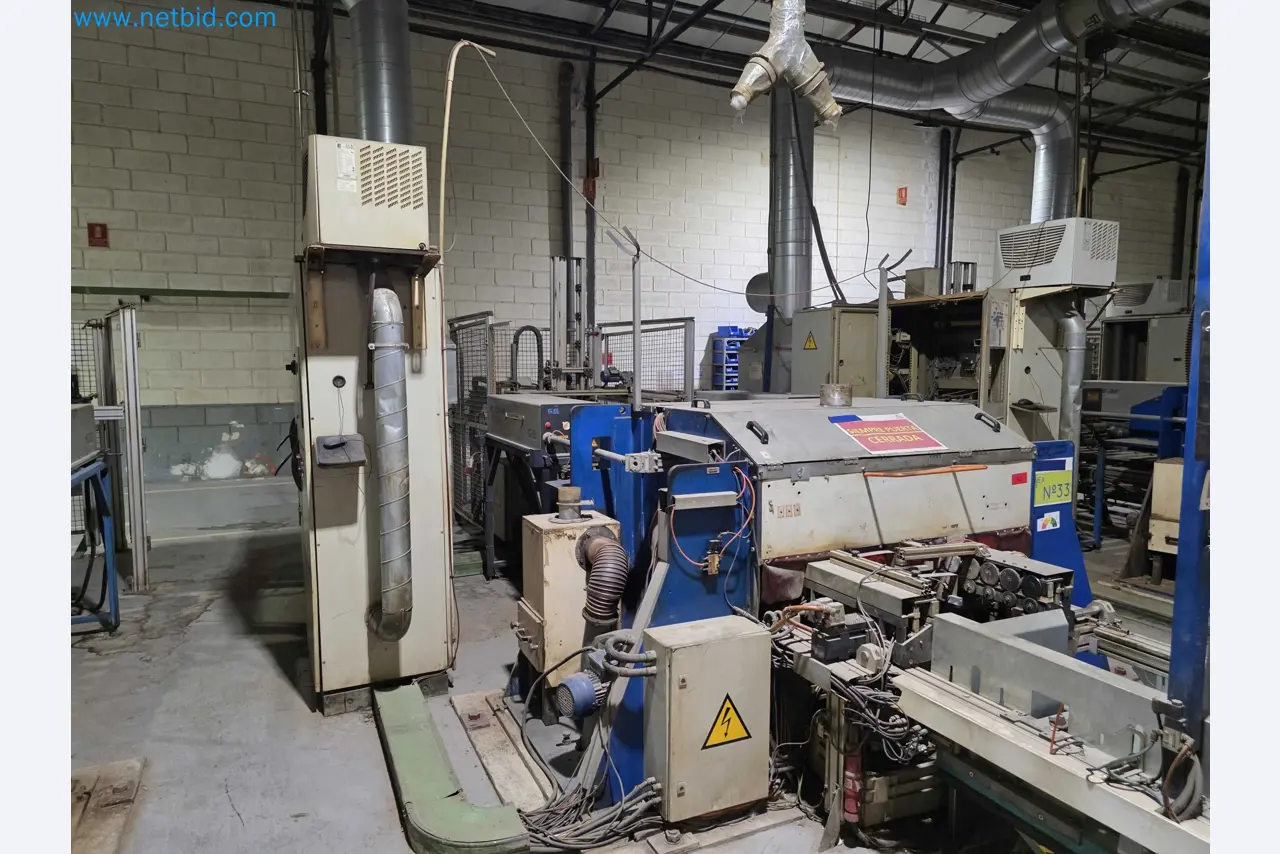 Liquidação de empresas - Máquinas de embalagem usadas para embalagem de frutas e legumes (linha de produção de MDF)-1