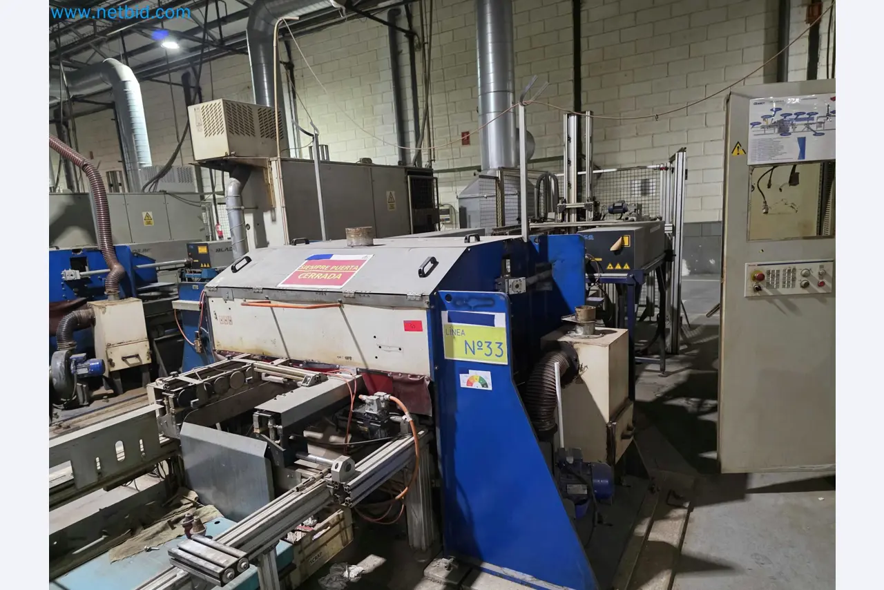 Liquidação de empresas - Máquinas de embalagem usadas para embalagem de frutas e legumes (linha de produção de MDF)-2