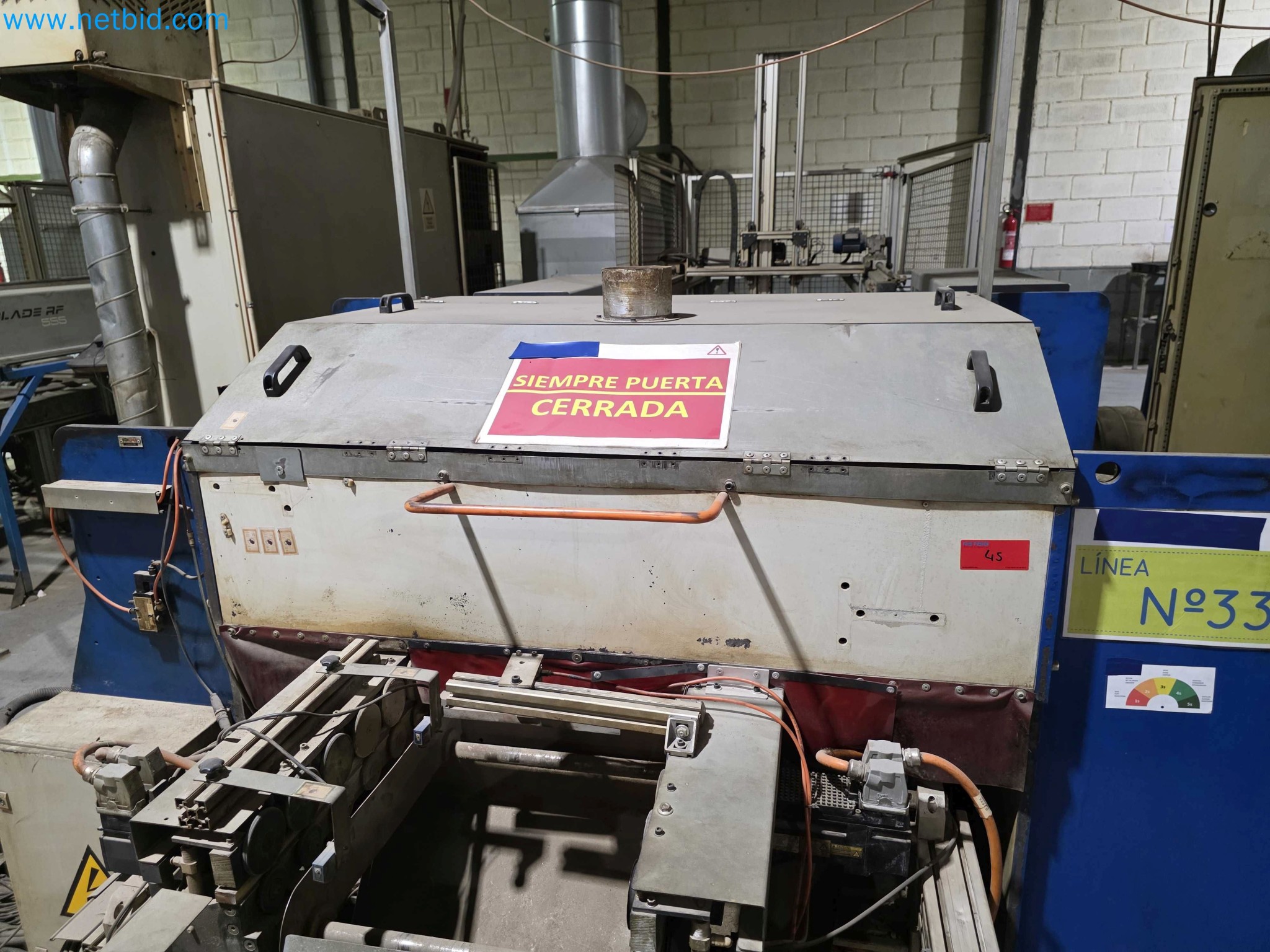 Liquidação de empresas - Máquinas de embalagem usadas para embalagem de frutas e legumes (linha de produção de MDF)-3