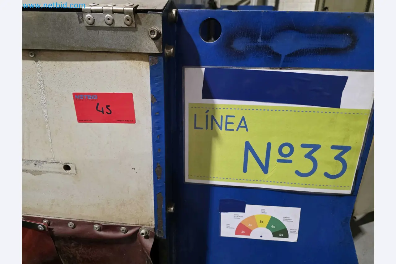 Liquidação de empresas - Máquinas de embalagem usadas para embalagem de frutas e legumes (linha de produção de MDF)-4