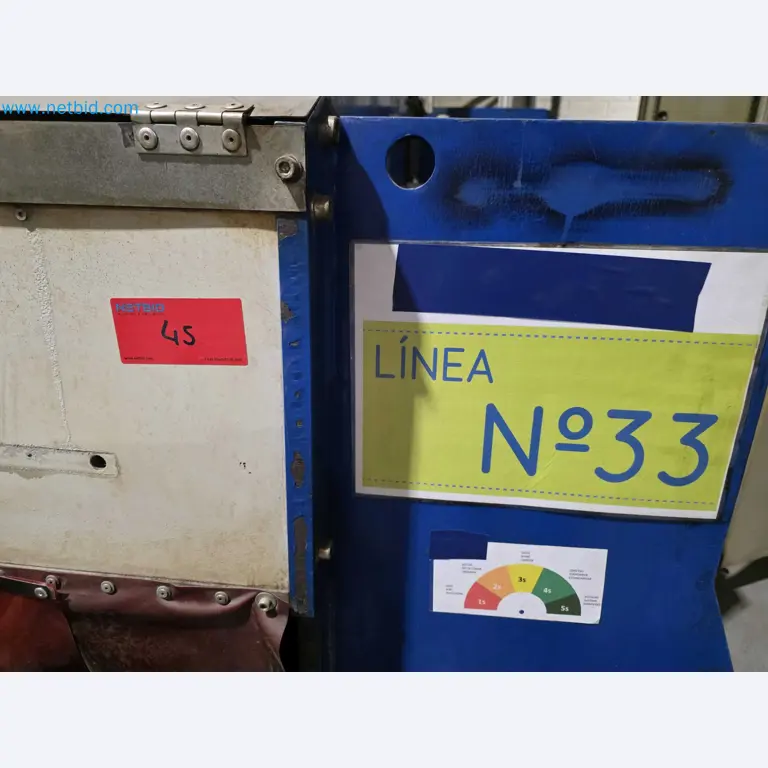 Liquidação de empresas - Máquinas de embalagem usadas para embalagem de frutas e legumes (linha de produção de MDF)-4