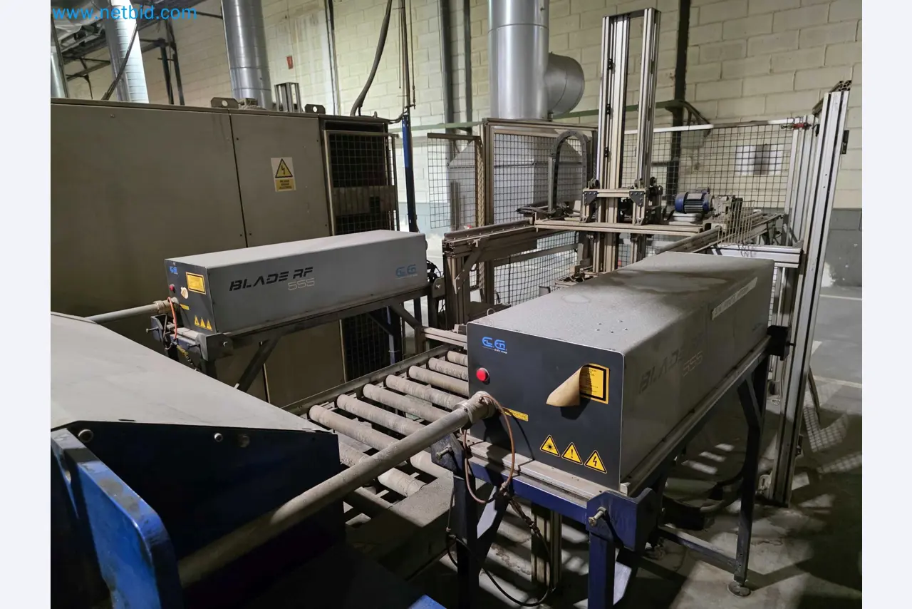 Liquidação de empresas - Máquinas de embalagem usadas para embalagem de frutas e legumes (linha de produção de MDF)-8