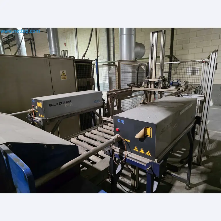 Liquidação de empresas - Máquinas de embalagem usadas para embalagem de frutas e legumes (linha de produção de MDF)-8