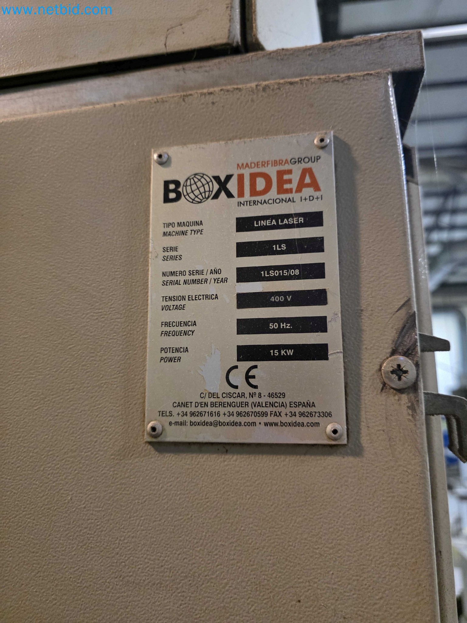 Liquidação de empresas - Máquinas de embalagem usadas para embalagem de frutas e legumes (linha de produção de MDF)-18