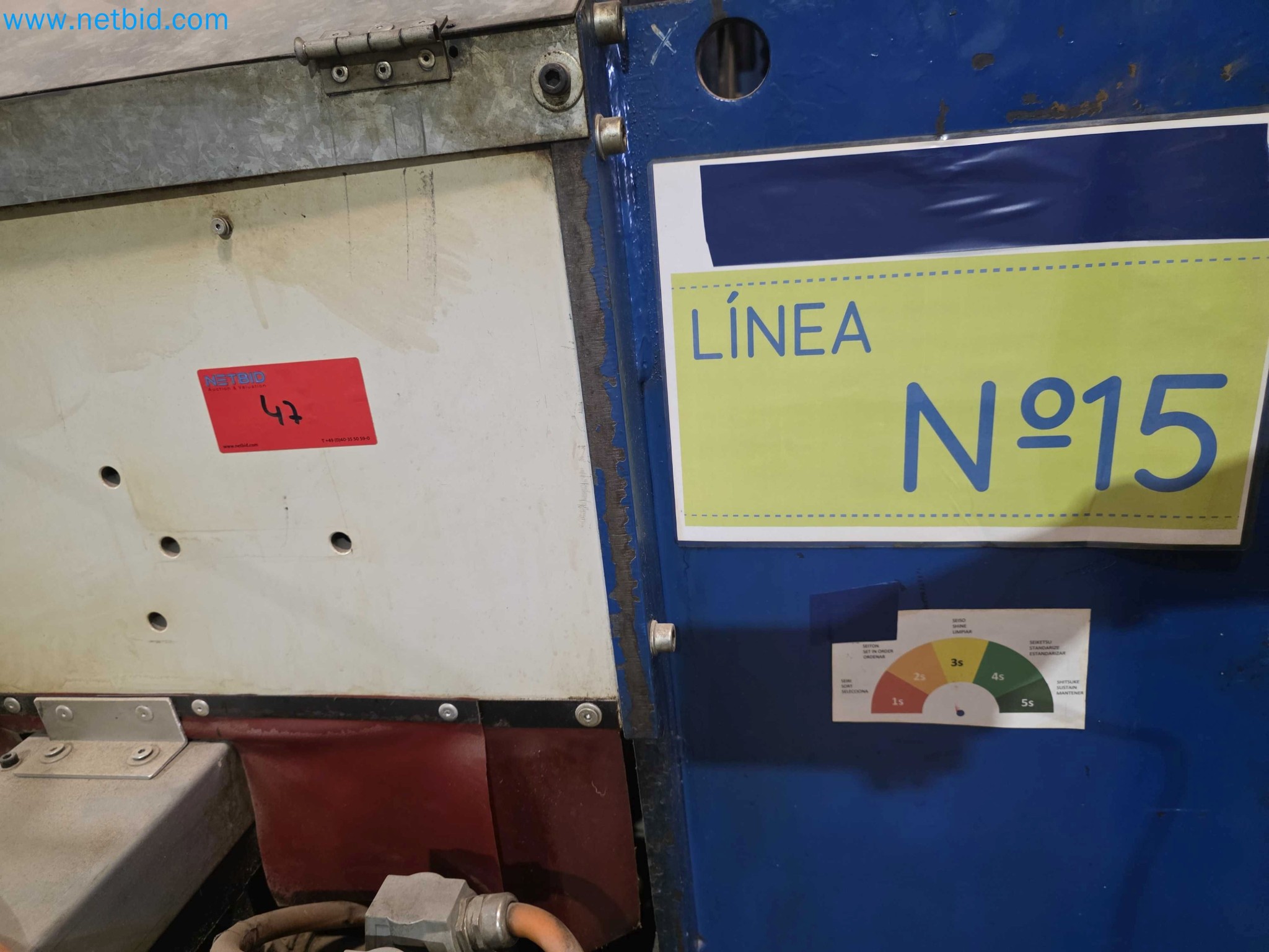 Liquidação de empresas - Máquinas de embalagem usadas para embalagem de frutas e legumes (linha de produção de MDF)-4