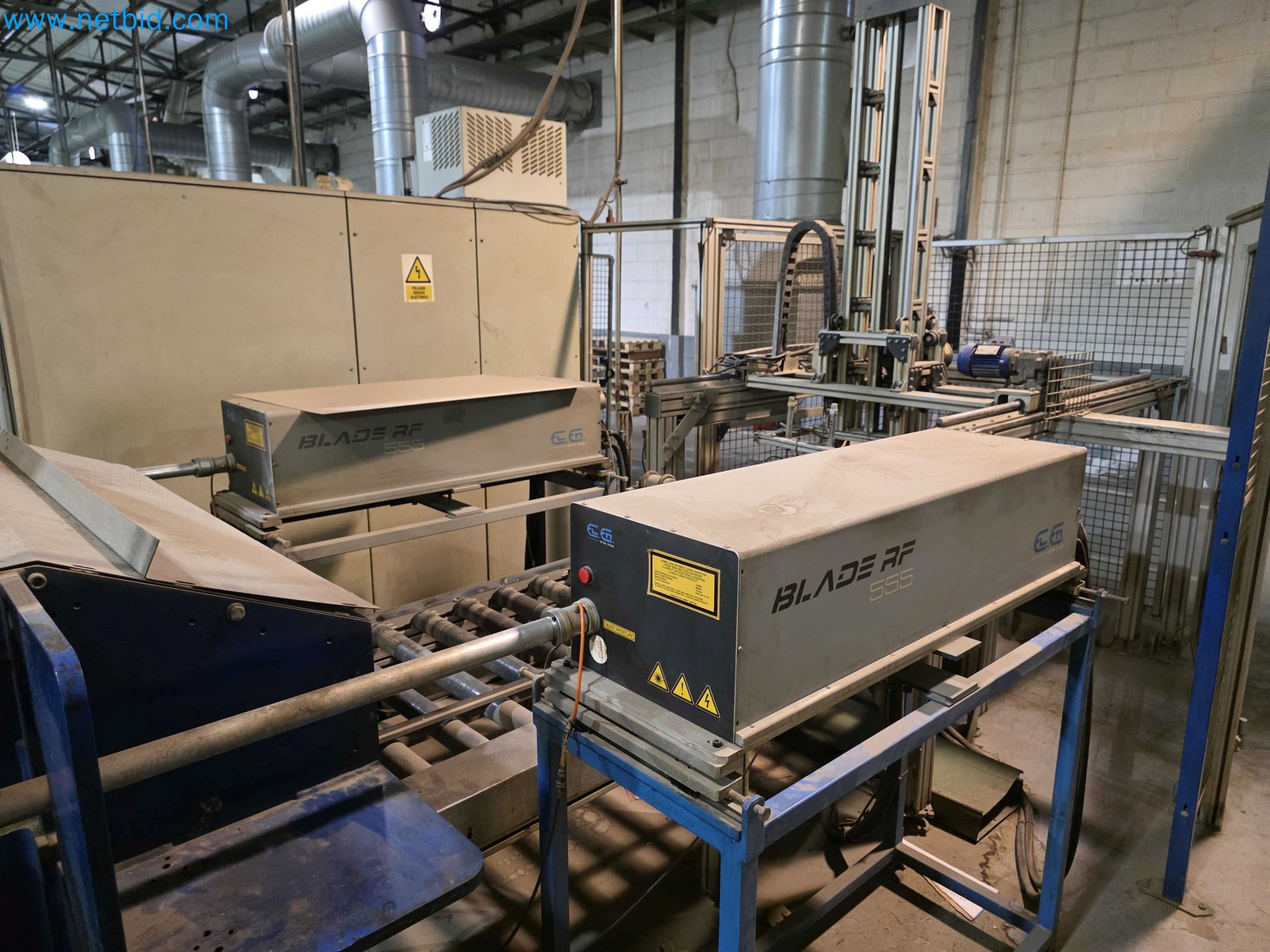 Liquidação de empresas - Máquinas de embalagem usadas para embalagem de frutas e legumes (linha de produção de MDF)-9