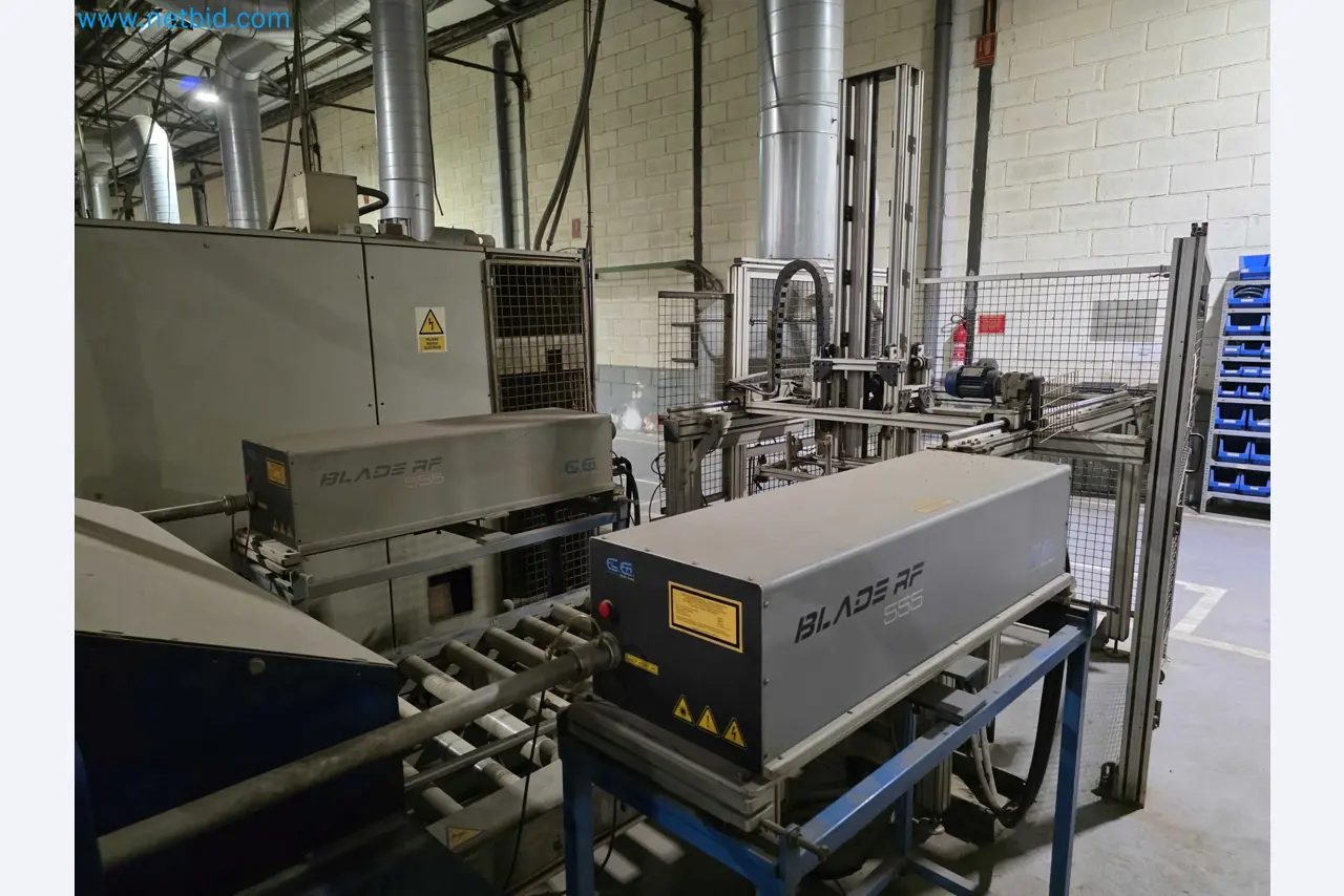 Liquidação de empresas - Máquinas de embalagem usadas para embalagem de frutas e legumes (linha de produção de MDF)-12