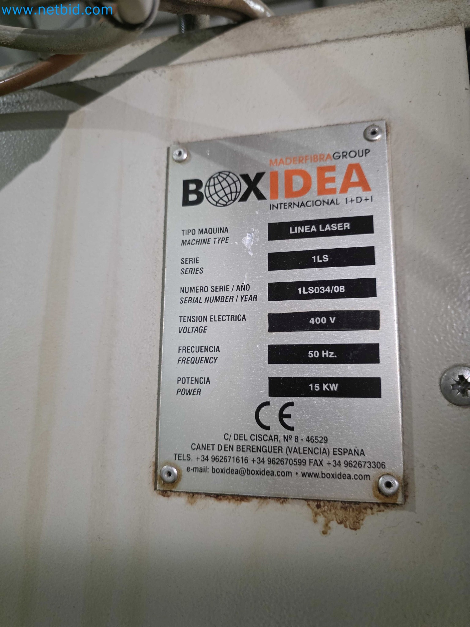 Liquidação de empresas - Máquinas de embalagem usadas para embalagem de frutas e legumes (linha de produção de MDF)-21