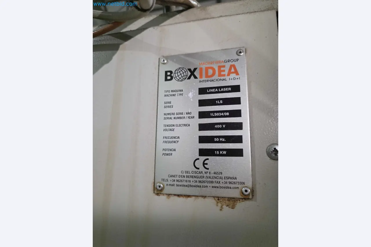 Liquidação de empresas - Máquinas de embalagem usadas para embalagem de frutas e legumes (linha de produção de MDF)-21