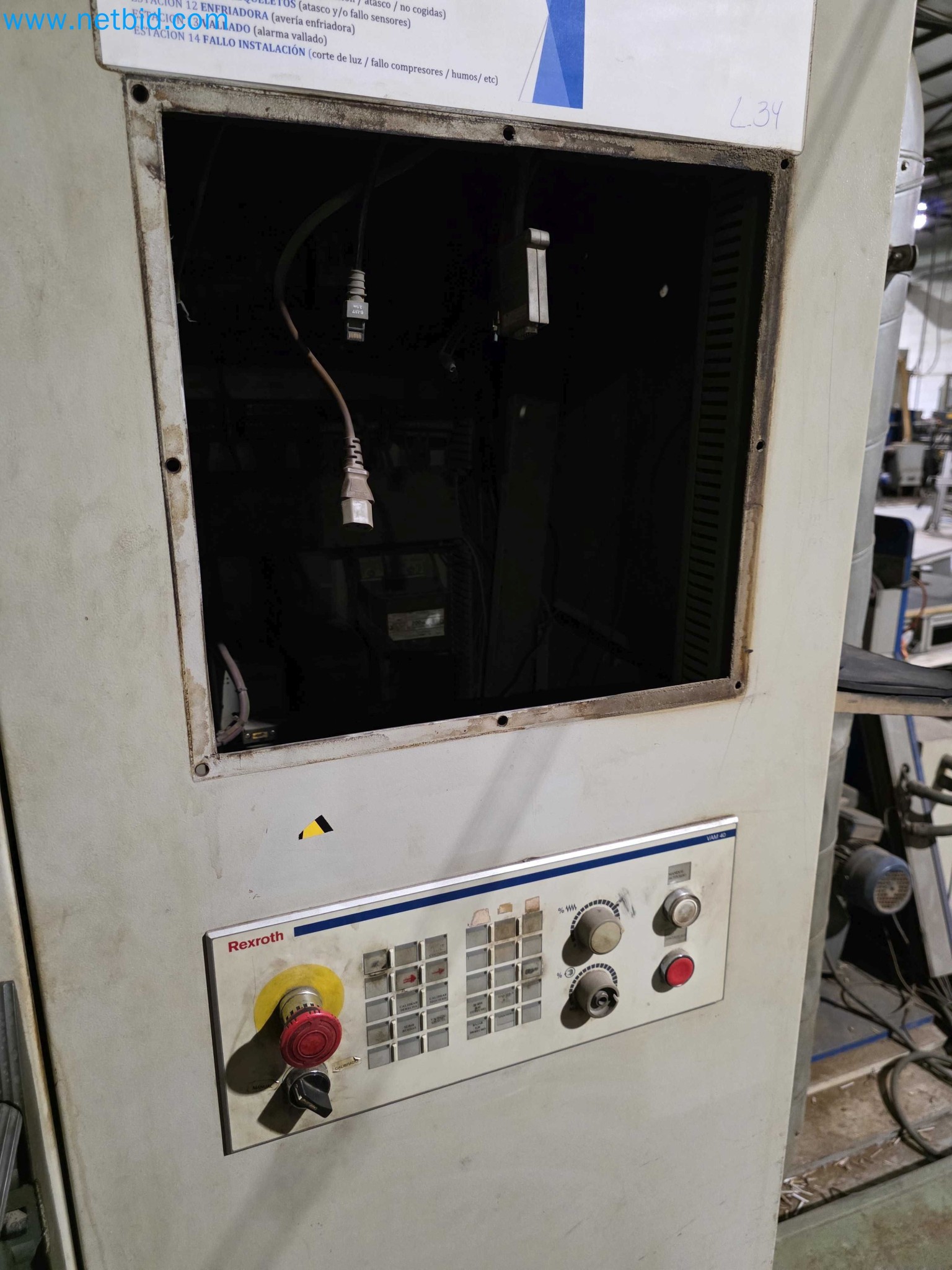 Liquidação de empresas - Máquinas de embalagem usadas para embalagem de frutas e legumes (linha de produção de MDF)-23