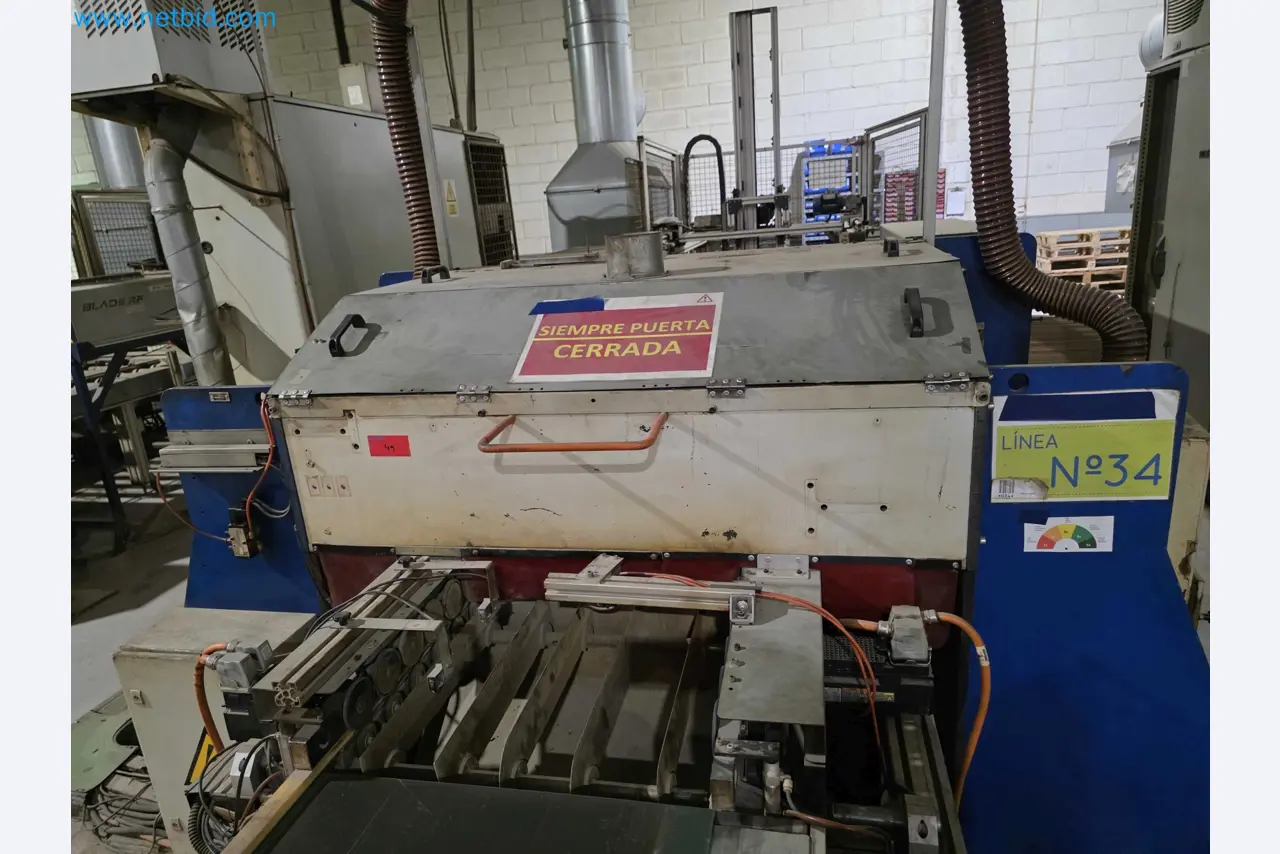 Liquidação de empresas - Máquinas de embalagem usadas para embalagem de frutas e legumes (linha de produção de MDF)-3