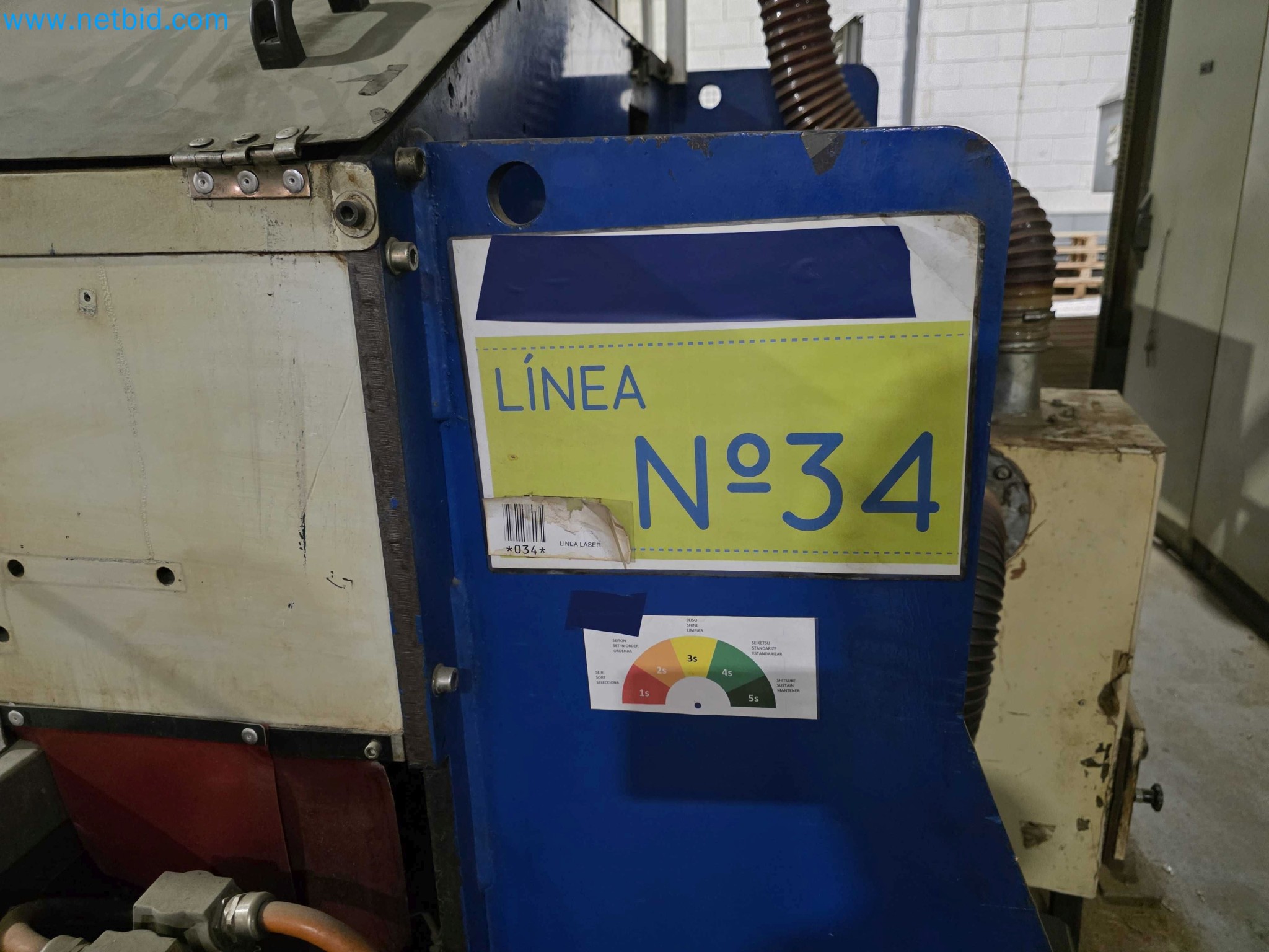 Liquidação de empresas - Máquinas de embalagem usadas para embalagem de frutas e legumes (linha de produção de MDF)-4