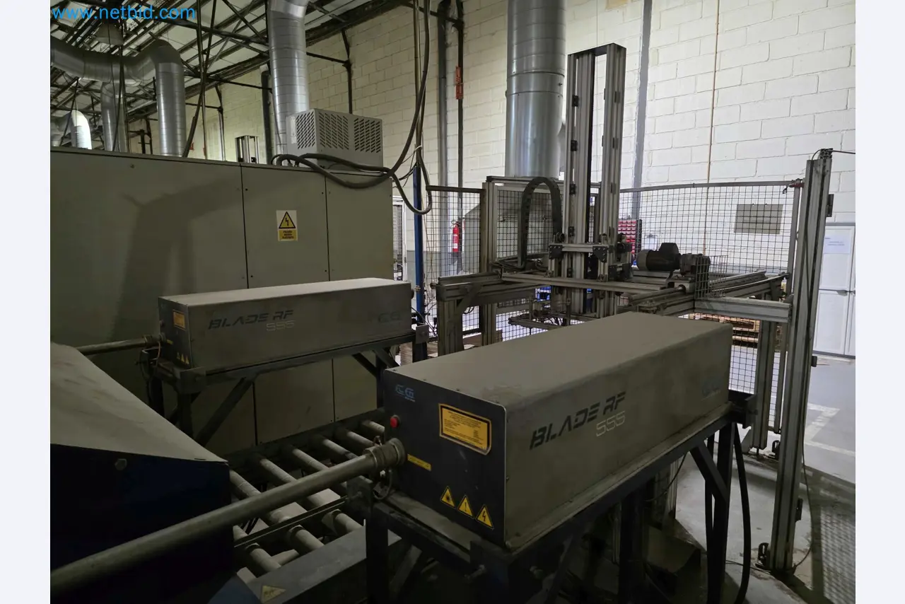 Liquidação de empresas - Máquinas de embalagem usadas para embalagem de frutas e legumes (linha de produção de MDF)-11