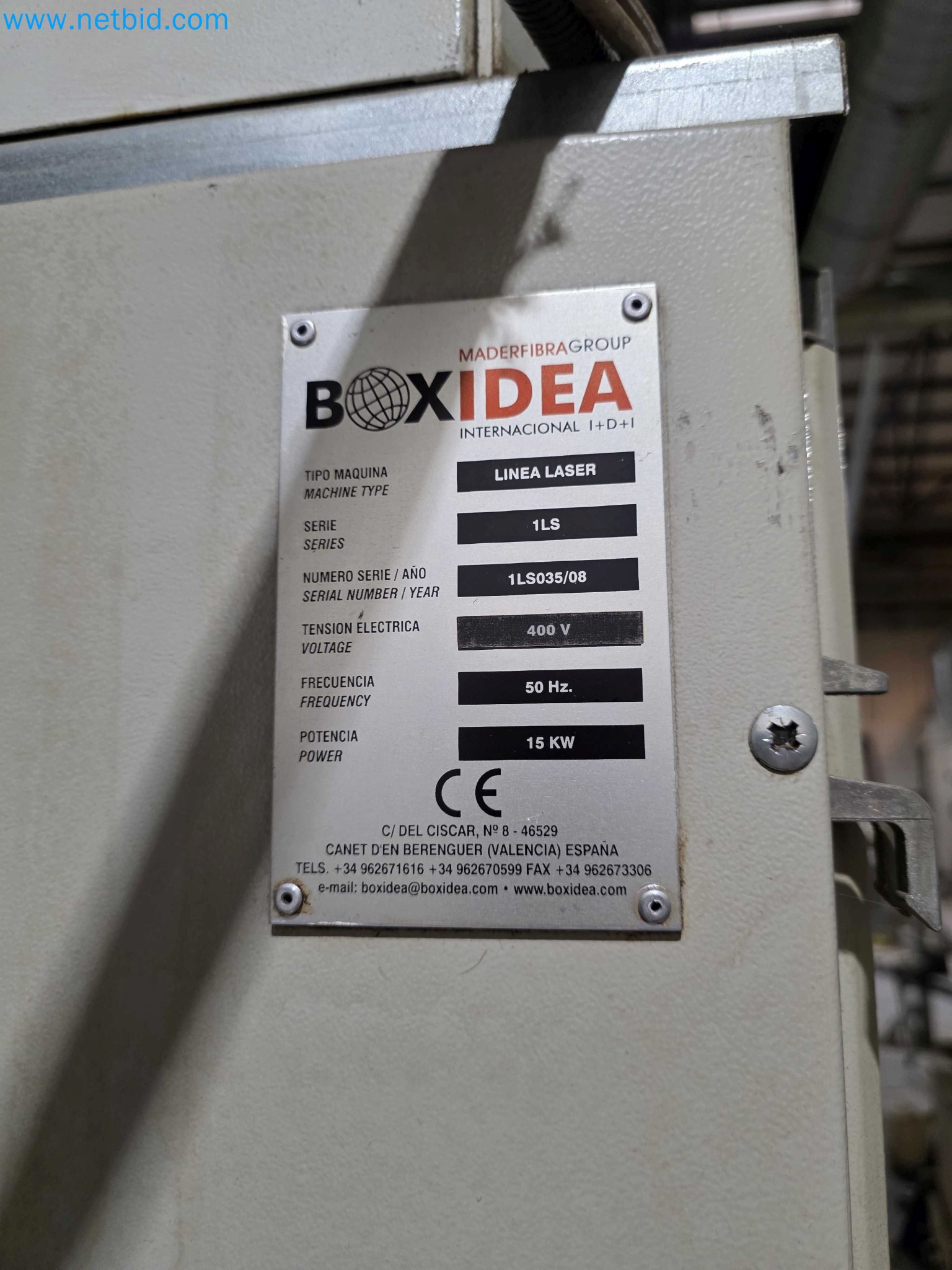 Liquidação de empresas - Máquinas de embalagem usadas para embalagem de frutas e legumes (linha de produção de MDF)-20