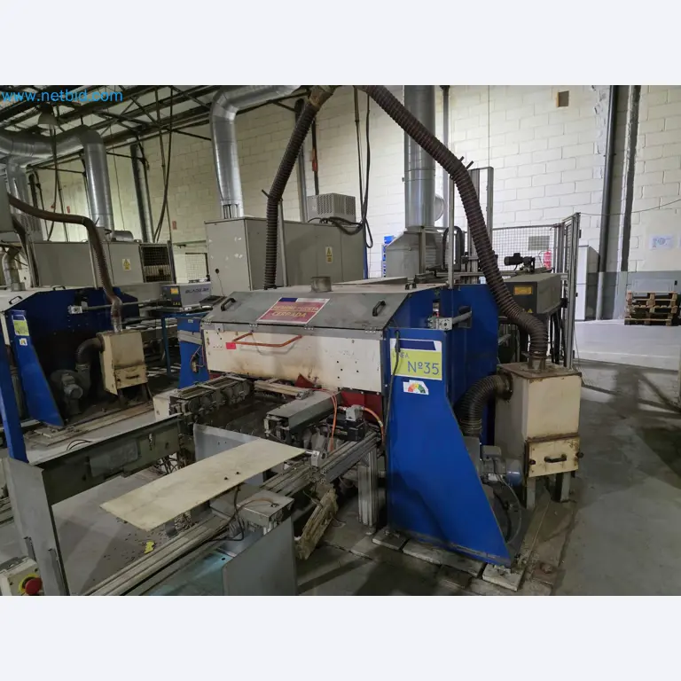 Liquidação de empresas - Máquinas de embalagem usadas para embalagem de frutas e legumes (linha de produção de MDF)-2