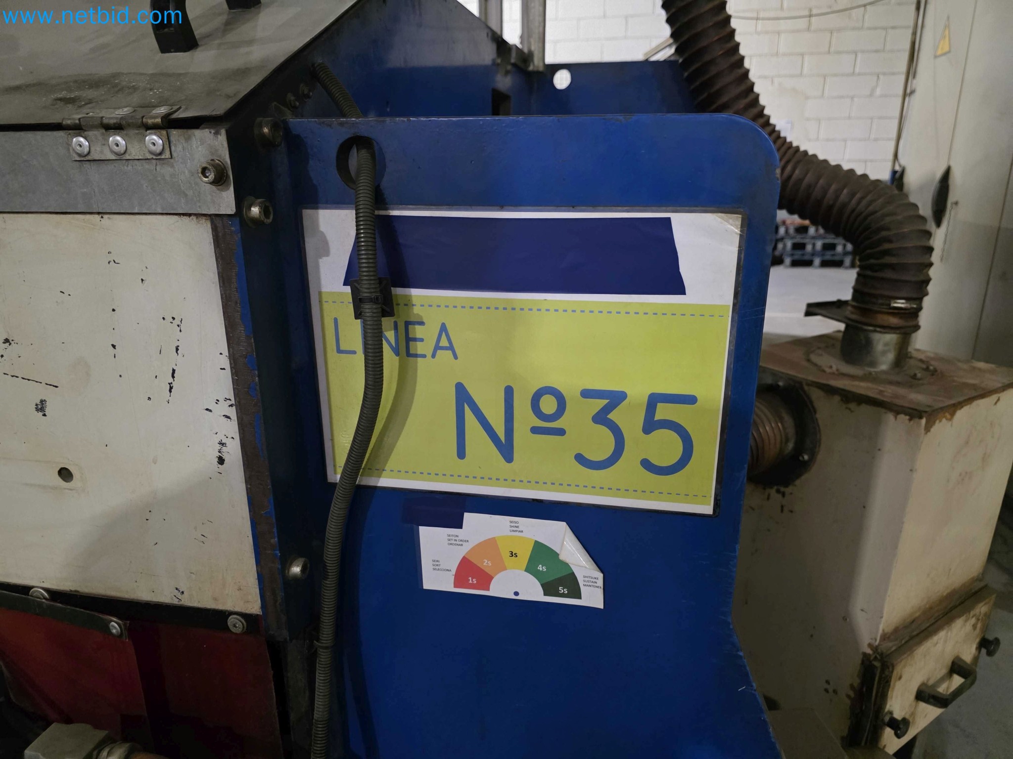 Liquidação de empresas - Máquinas de embalagem usadas para embalagem de frutas e legumes (linha de produção de MDF)-5