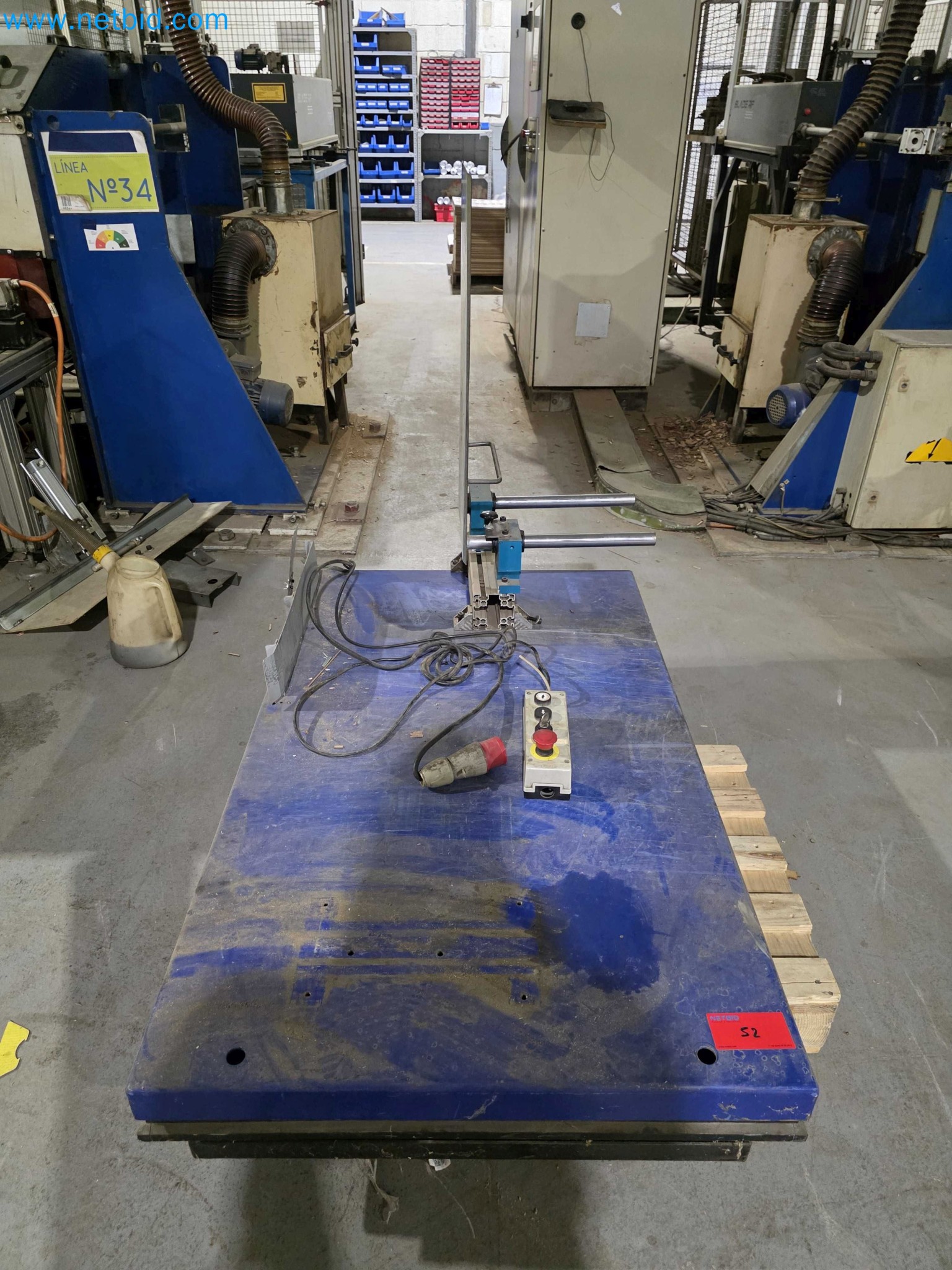 Liquidação de empresas - Máquinas de embalagem usadas para embalagem de frutas e legumes (linha de produção de MDF)-2