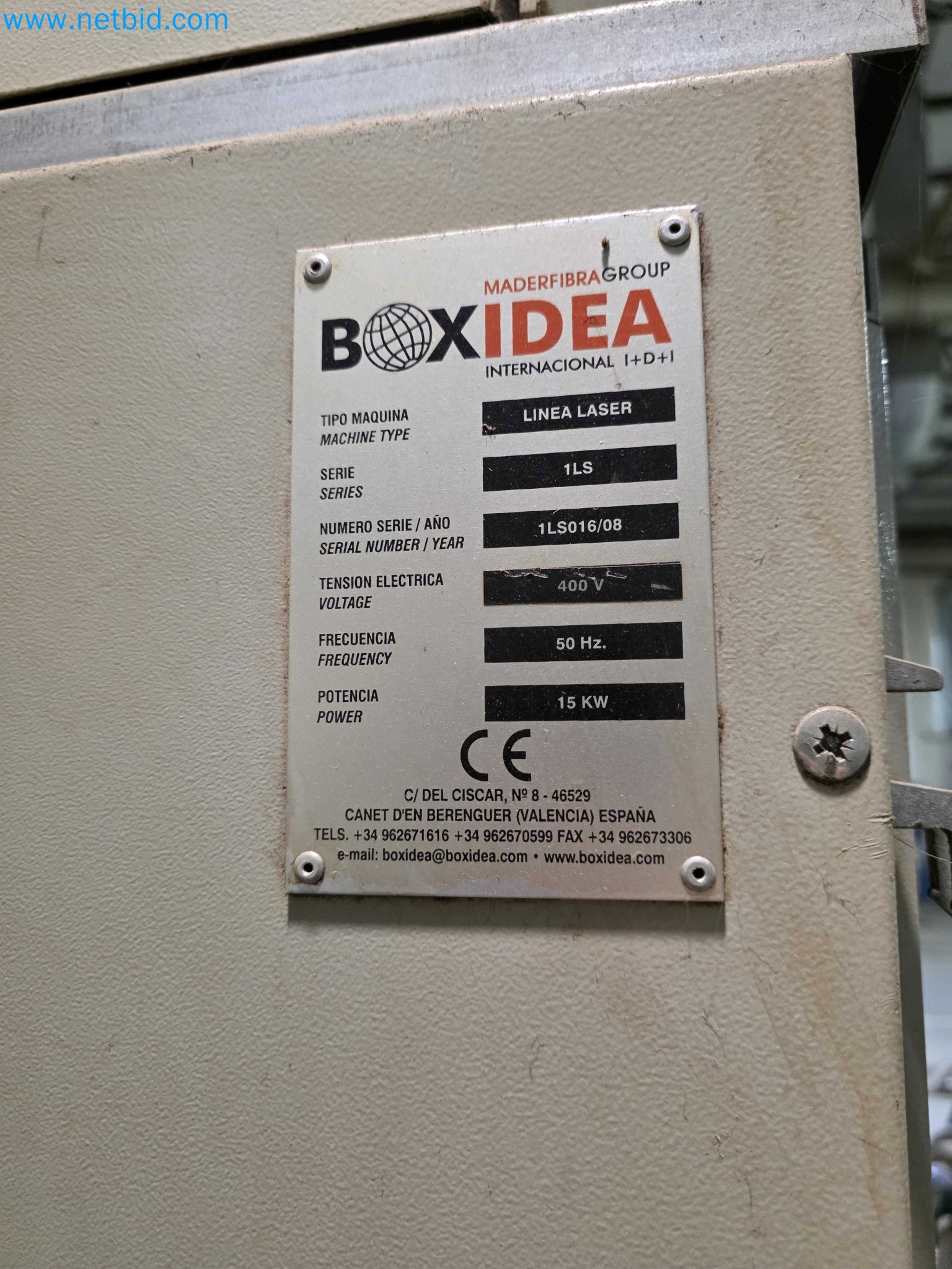 Liquidação de empresas - Máquinas de embalagem usadas para embalagem de frutas e legumes (linha de produção de MDF)-22