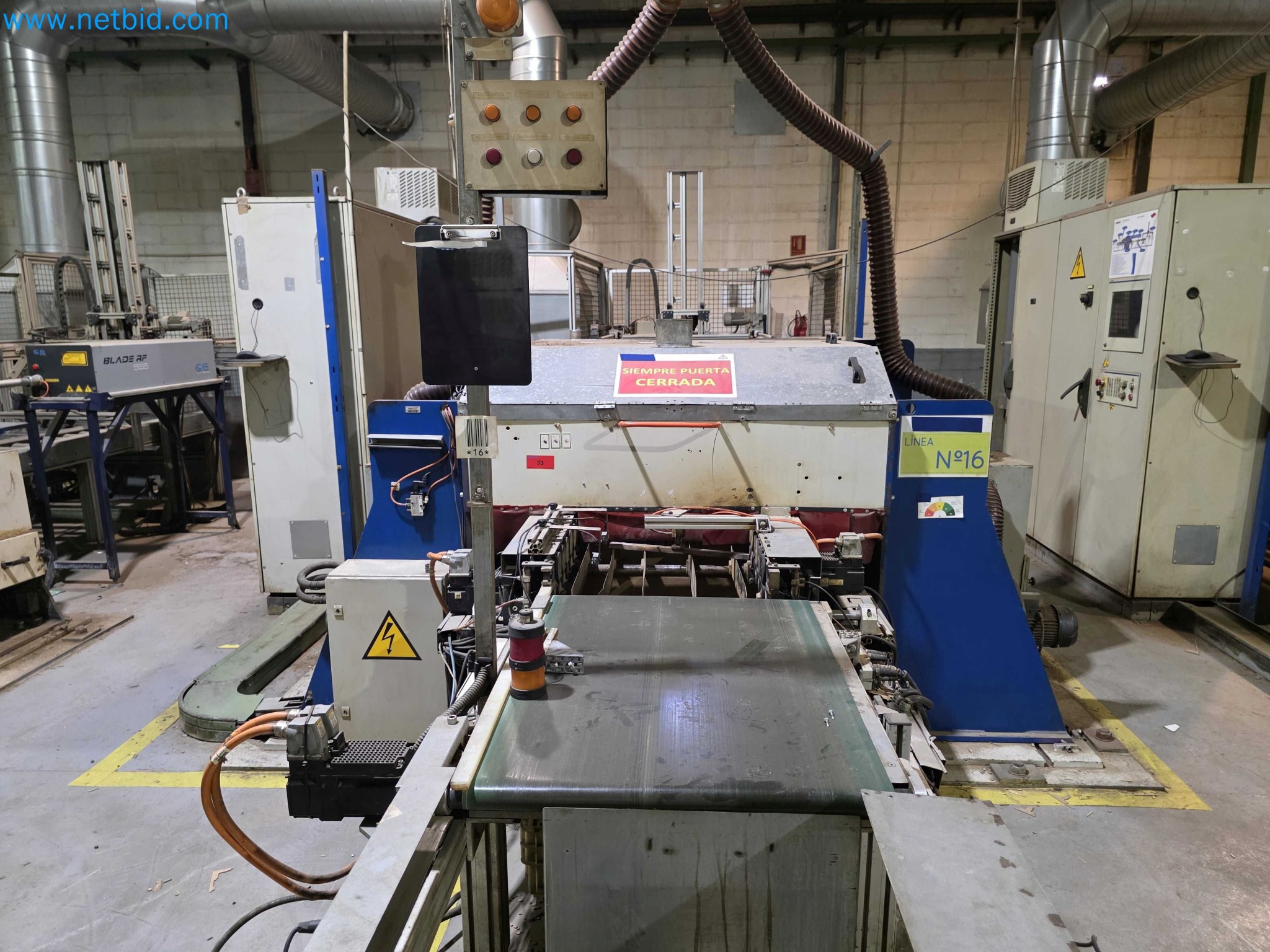 Liquidação de empresas - Máquinas de embalagem usadas para embalagem de frutas e legumes (linha de produção de MDF)-3