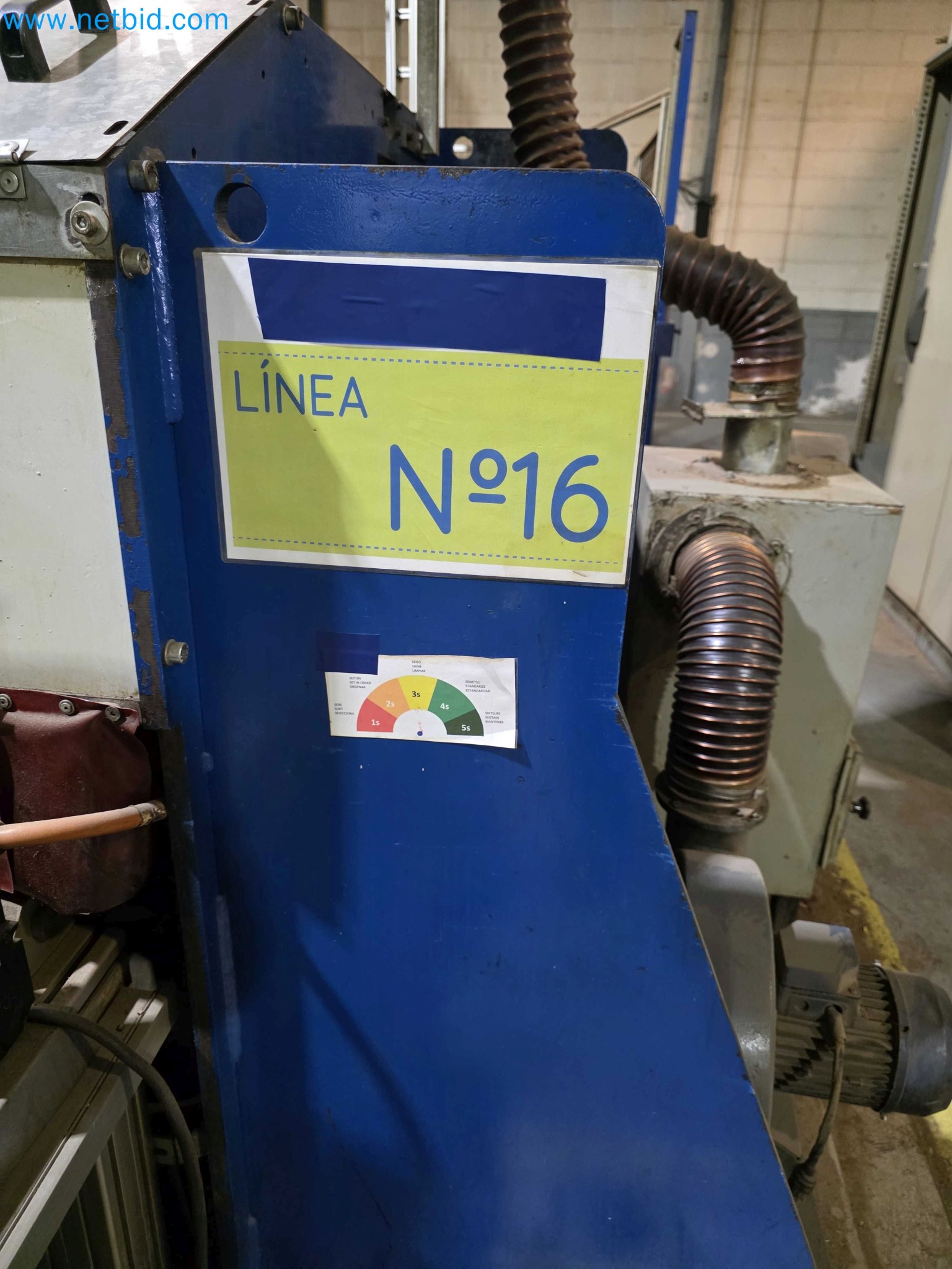 Liquidação de empresas - Máquinas de embalagem usadas para embalagem de frutas e legumes (linha de produção de MDF)-4