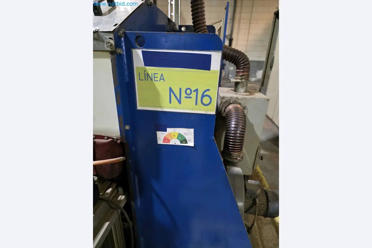 Liquidação de empresas - Máquinas de embalagem usadas para embalagem de frutas e legumes (linha de produção de MDF)-4