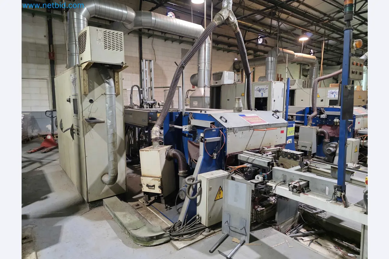 Liquidação de empresas - Máquinas de embalagem usadas para embalagem de frutas e legumes (linha de produção de MDF)-1