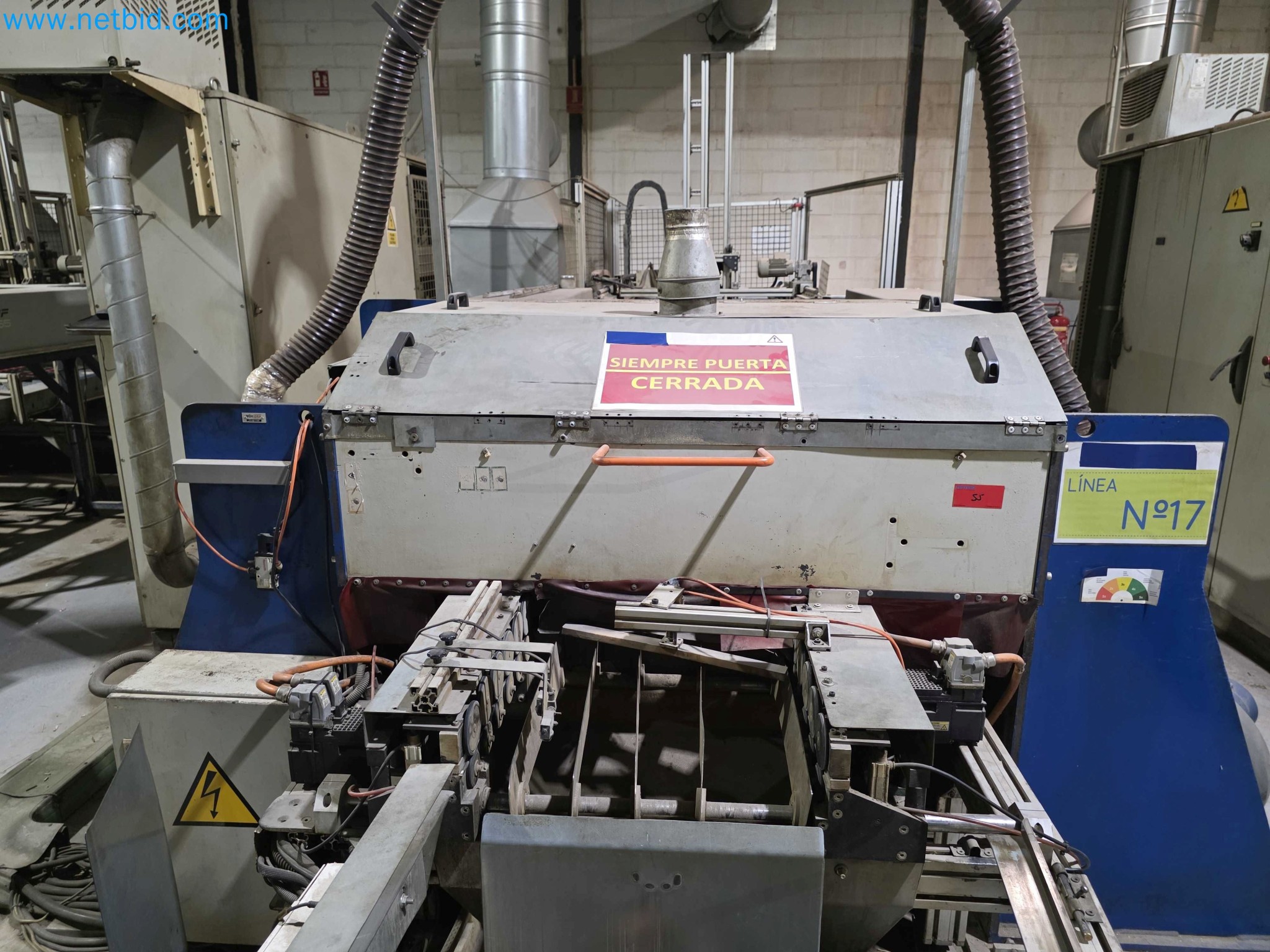 Liquidação de empresas - Máquinas de embalagem usadas para embalagem de frutas e legumes (linha de produção de MDF)-4