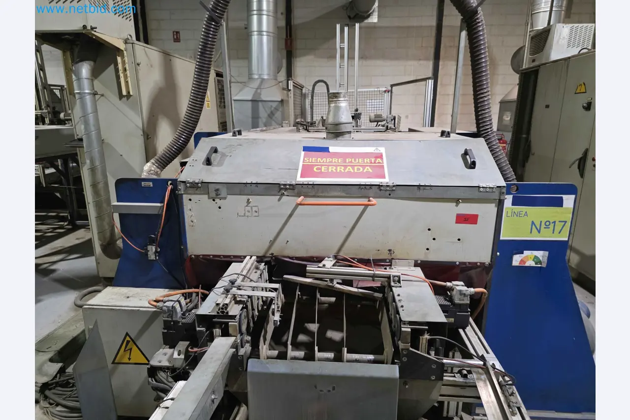 Liquidação de empresas - Máquinas de embalagem usadas para embalagem de frutas e legumes (linha de produção de MDF)-4