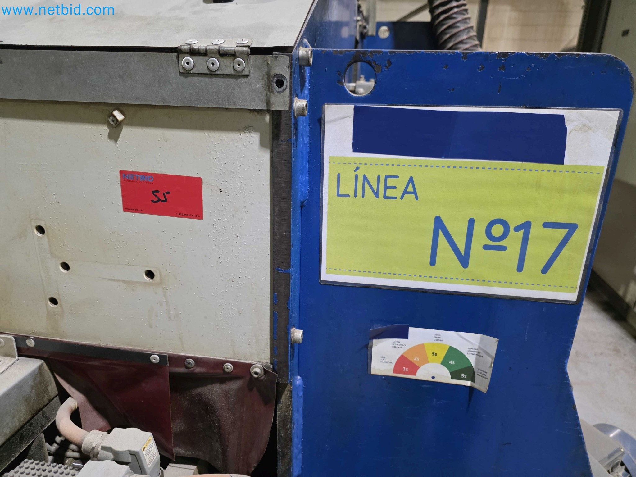 Liquidação de empresas - Máquinas de embalagem usadas para embalagem de frutas e legumes (linha de produção de MDF)-5