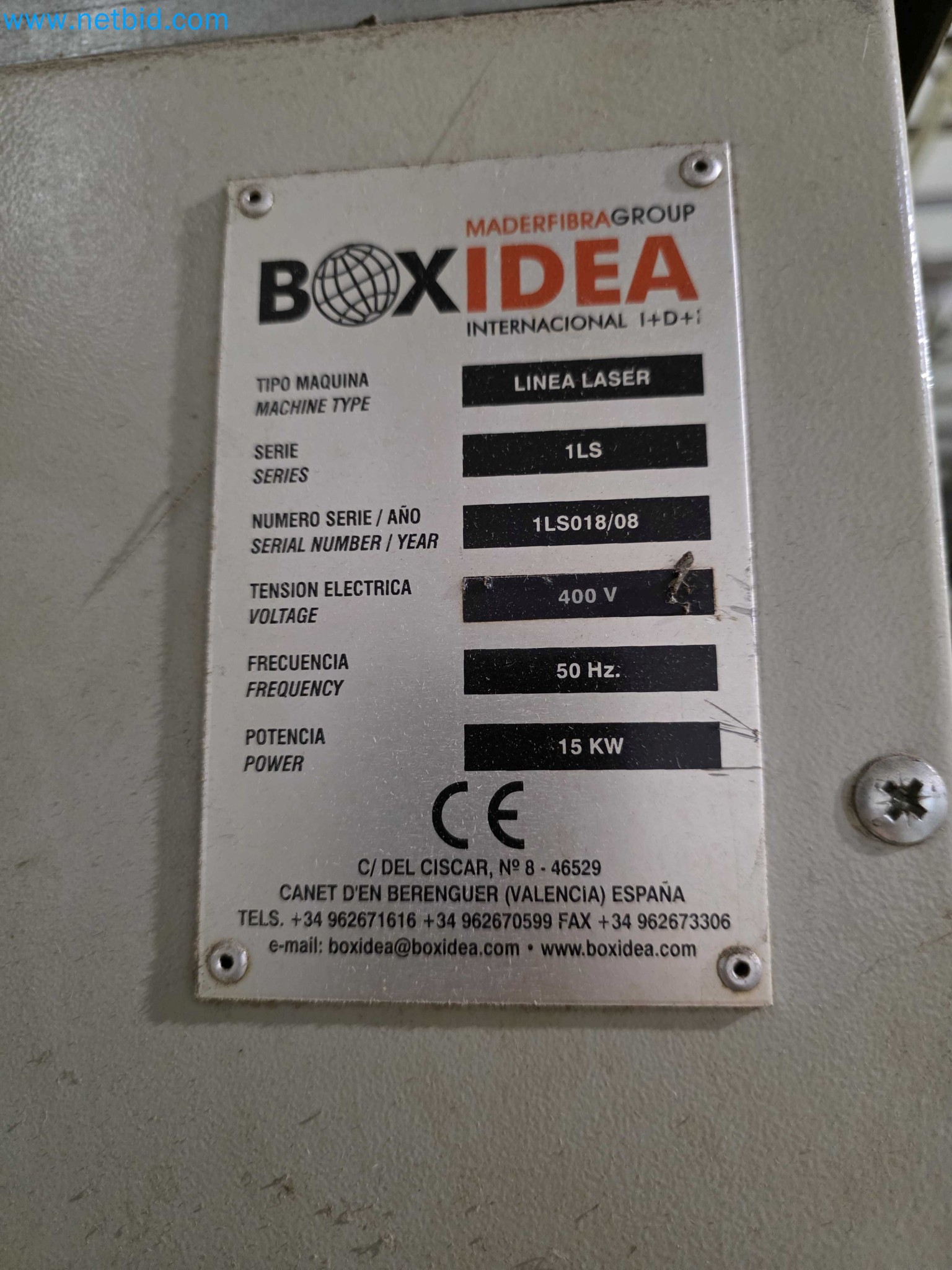 Liquidação de empresas - Máquinas de embalagem usadas para embalagem de frutas e legumes (linha de produção de MDF)-27