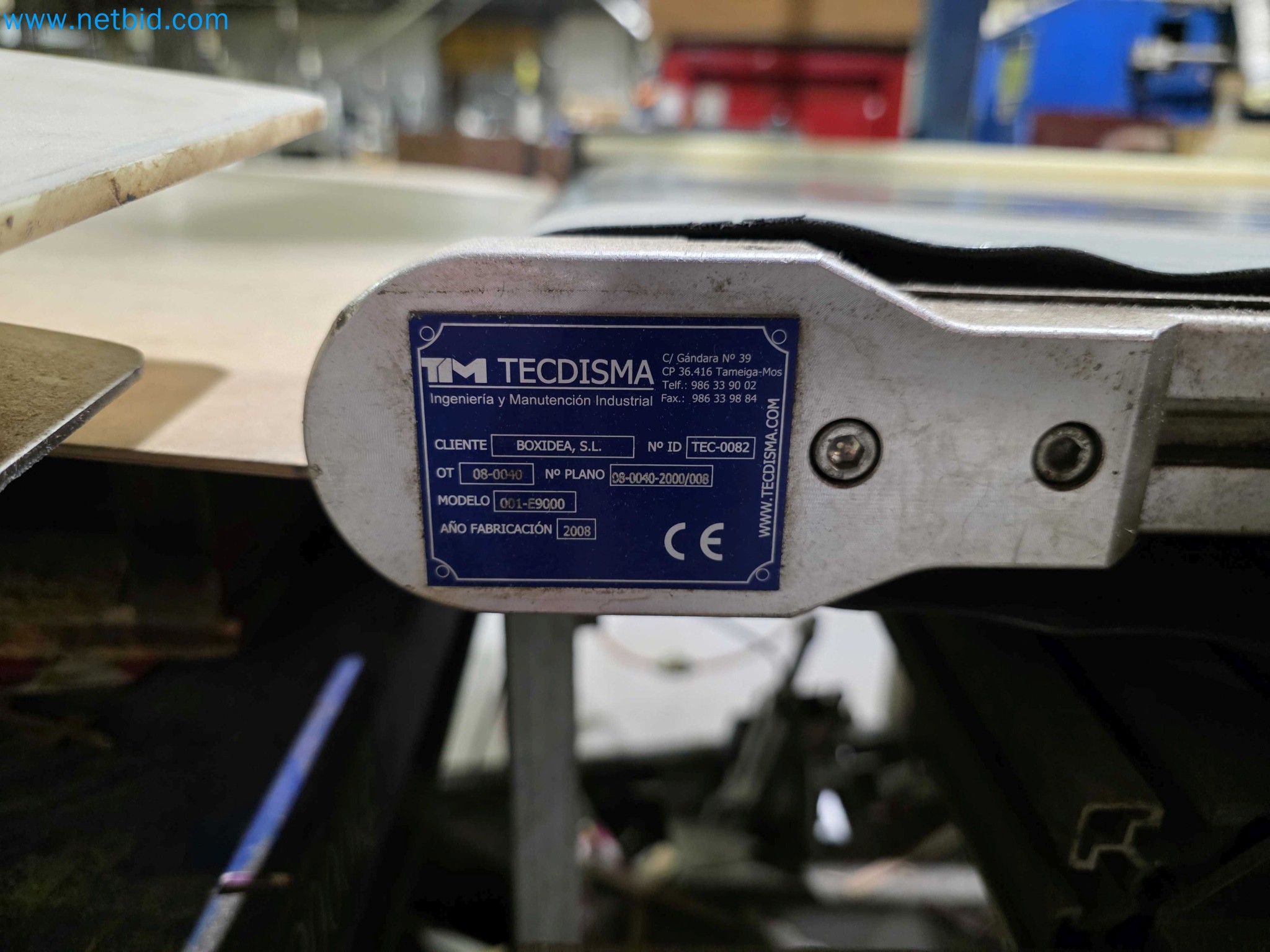 Liquidação de empresas - Máquinas de embalagem usadas para embalagem de frutas e legumes (linha de produção de MDF)-6