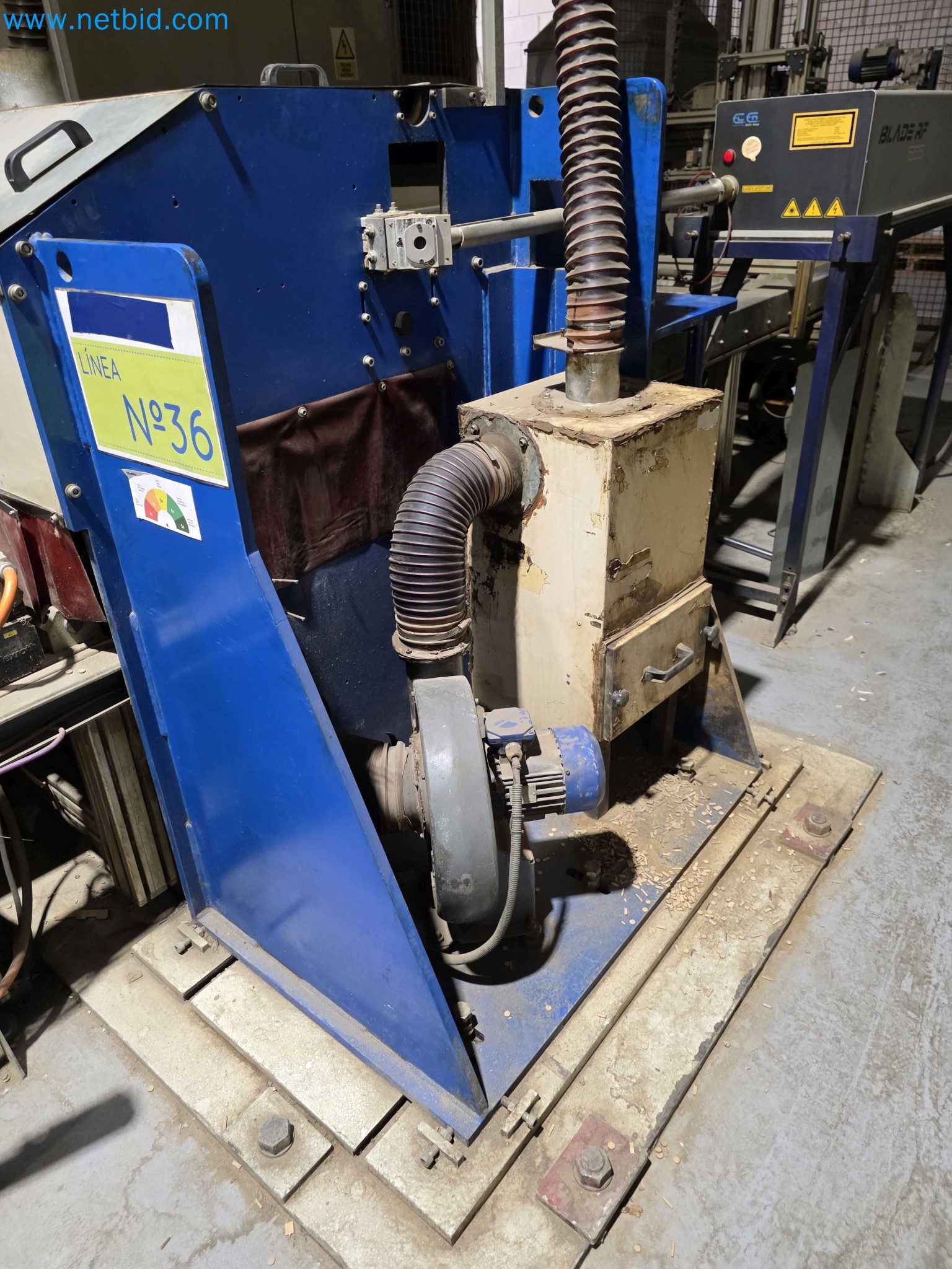 Liquidação de empresas - Máquinas de embalagem usadas para embalagem de frutas e legumes (linha de produção de MDF)-11