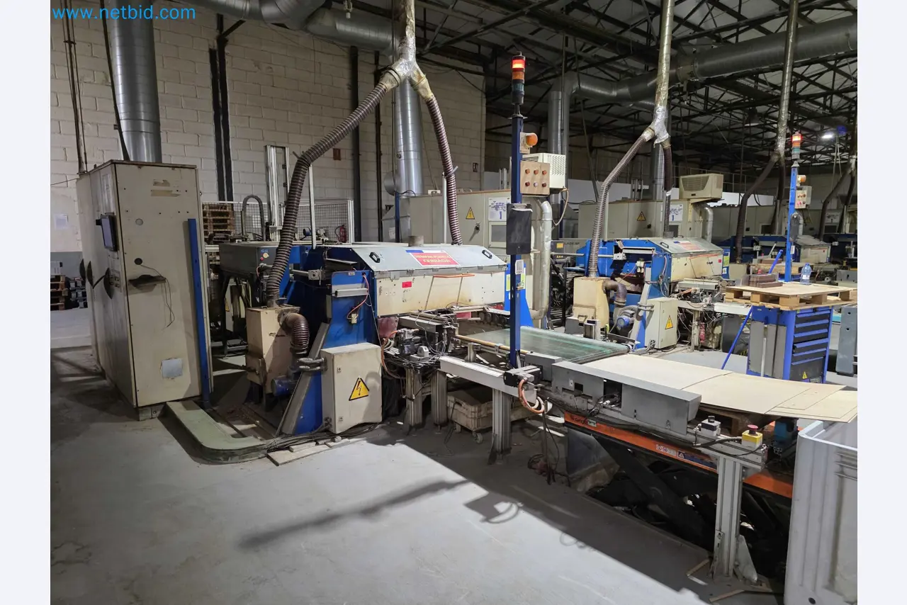 Liquidação de empresas - Máquinas de embalagem usadas para embalagem de frutas e legumes (linha de produção de MDF)-1