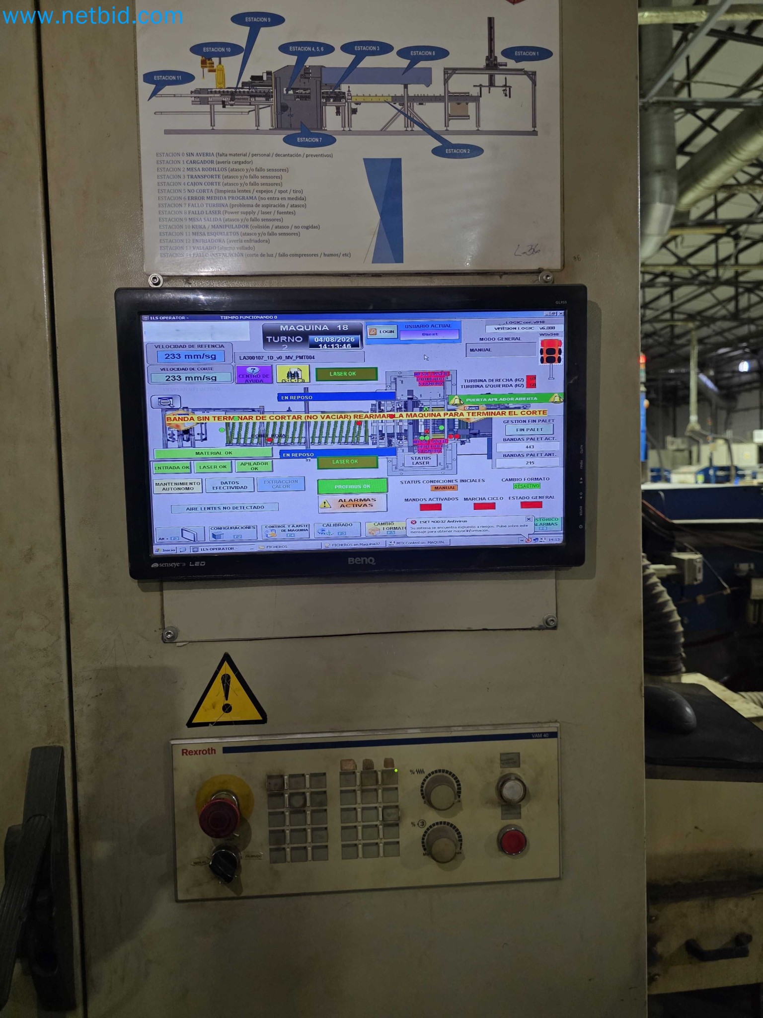 Liquidação de empresas - Máquinas de embalagem usadas para embalagem de frutas e legumes (linha de produção de MDF)-33