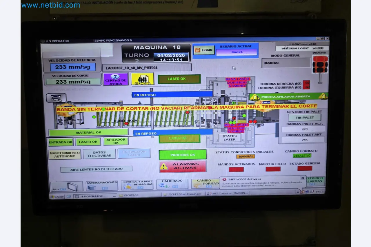 Liquidação de empresas - Máquinas de embalagem usadas para embalagem de frutas e legumes (linha de produção de MDF)-34