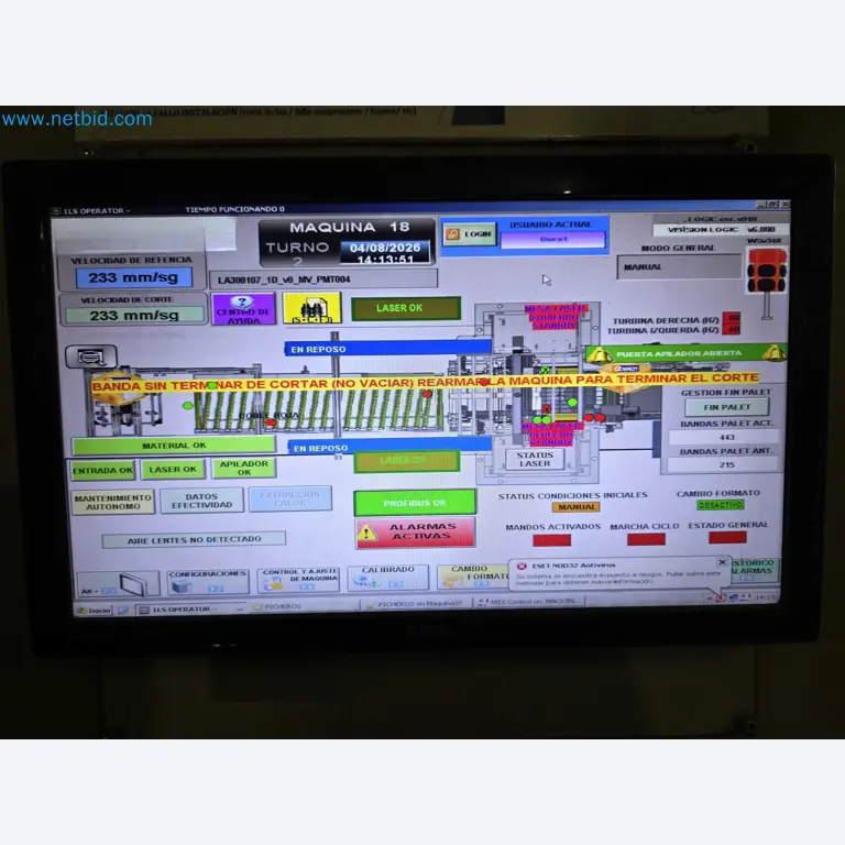 Liquidação de empresas - Máquinas de embalagem usadas para embalagem de frutas e legumes (linha de produção de MDF)-34