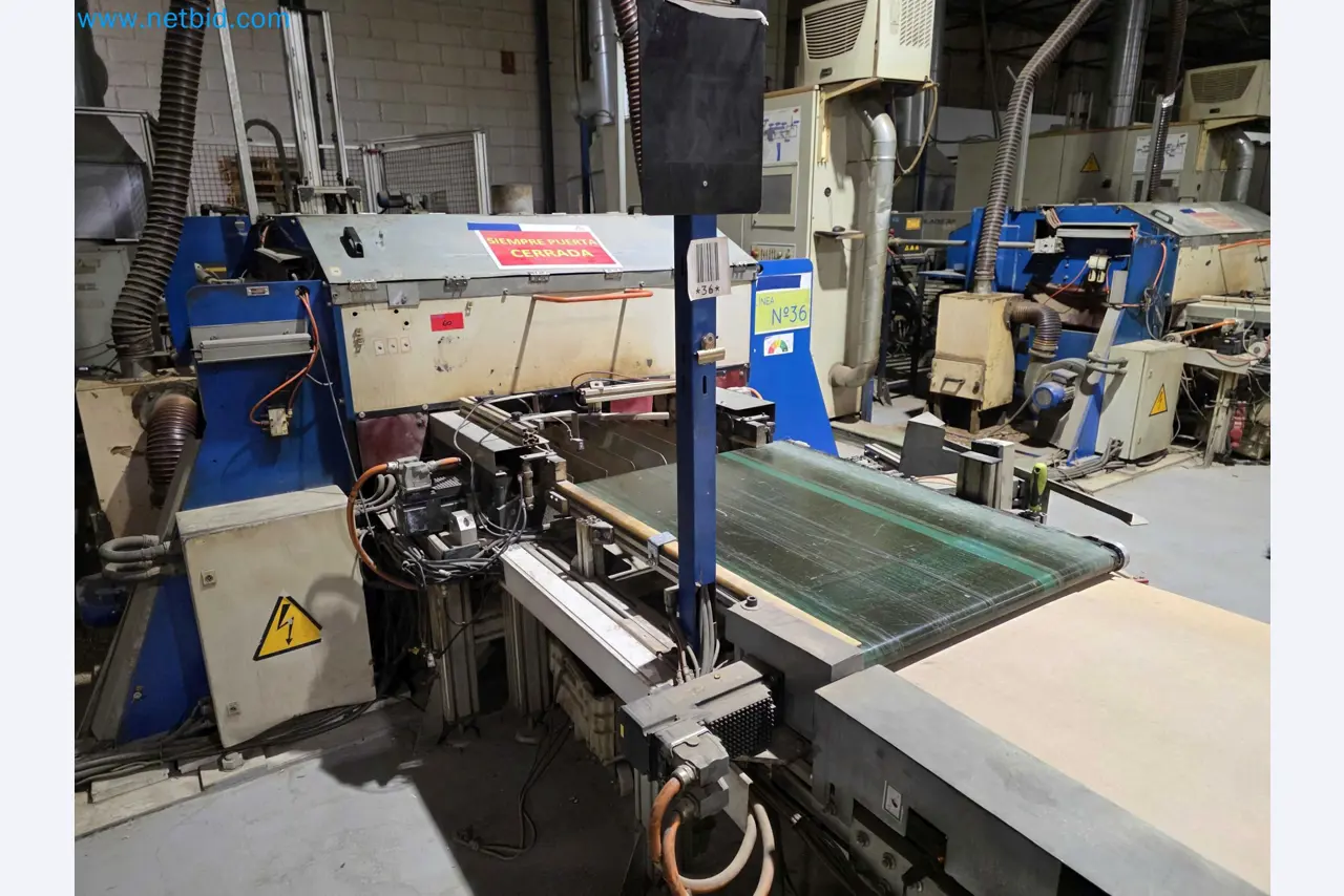 Liquidação de empresas - Máquinas de embalagem usadas para embalagem de frutas e legumes (linha de produção de MDF)-4