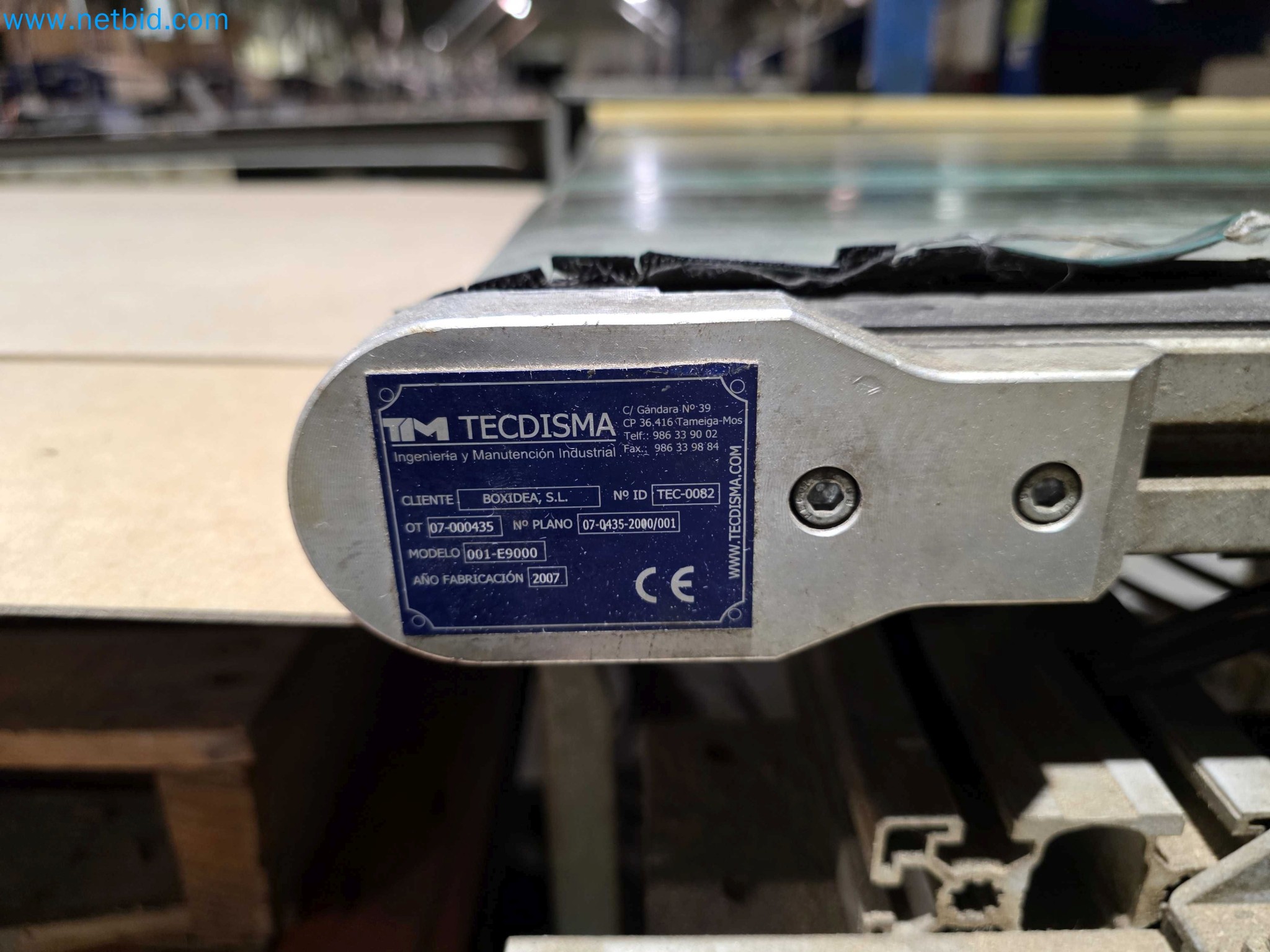 Liquidação de empresas - Máquinas de embalagem usadas para embalagem de frutas e legumes (linha de produção de MDF)-9