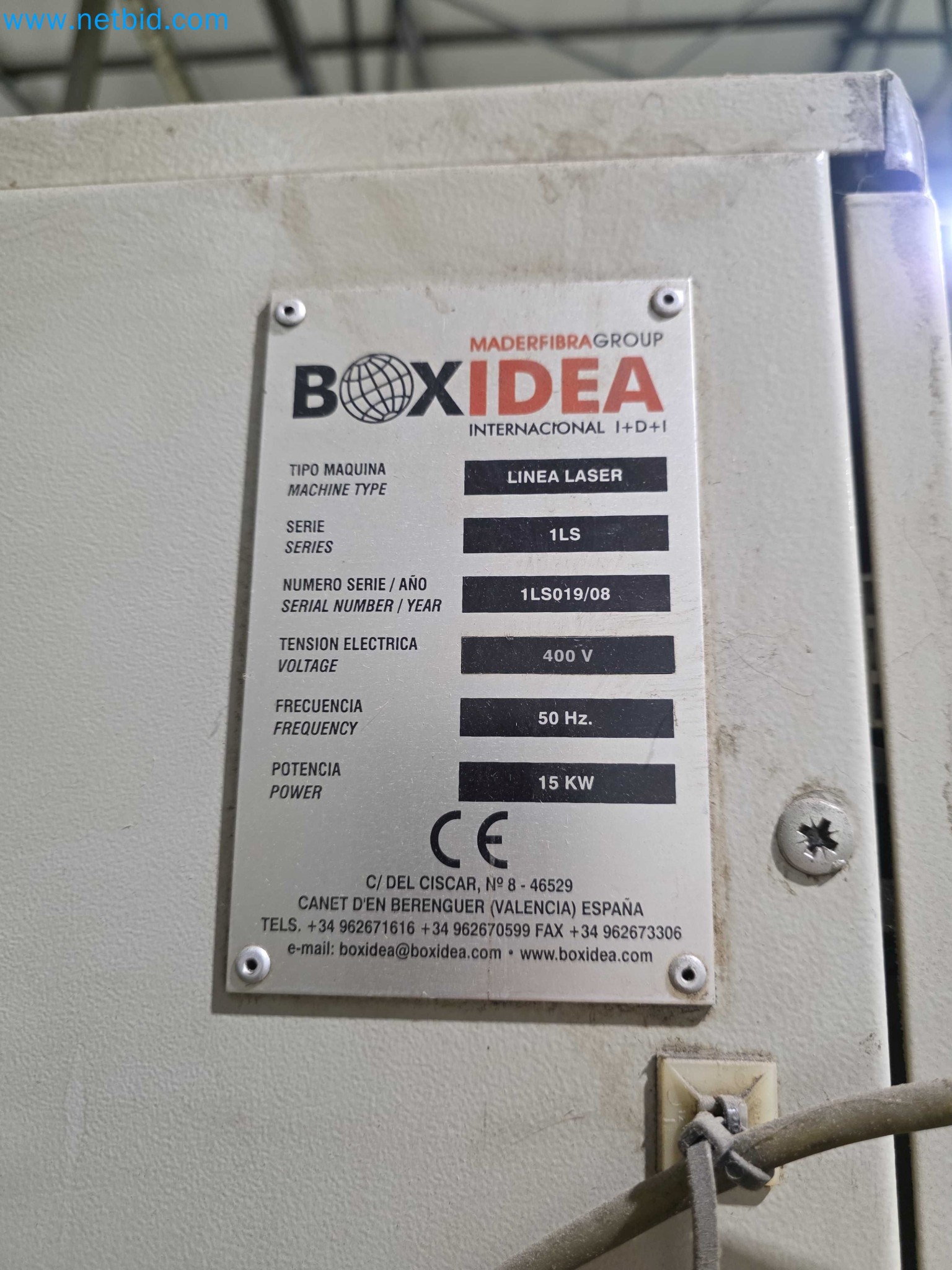 Liquidação de empresas - Máquinas de embalagem usadas para embalagem de frutas e legumes (linha de produção de MDF)-23