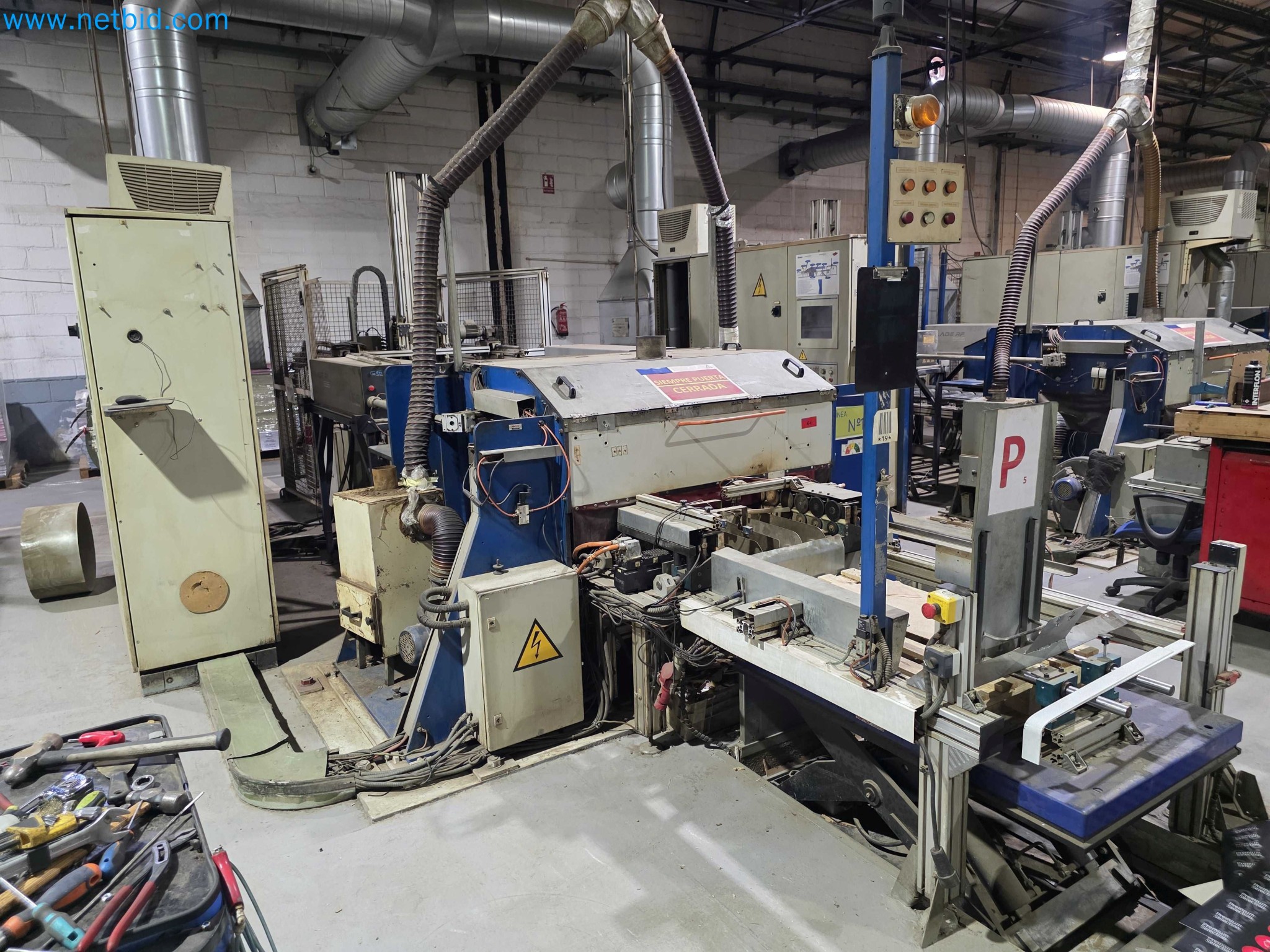 Liquidação de empresas - Máquinas de embalagem usadas para embalagem de frutas e legumes (linha de produção de MDF)-2