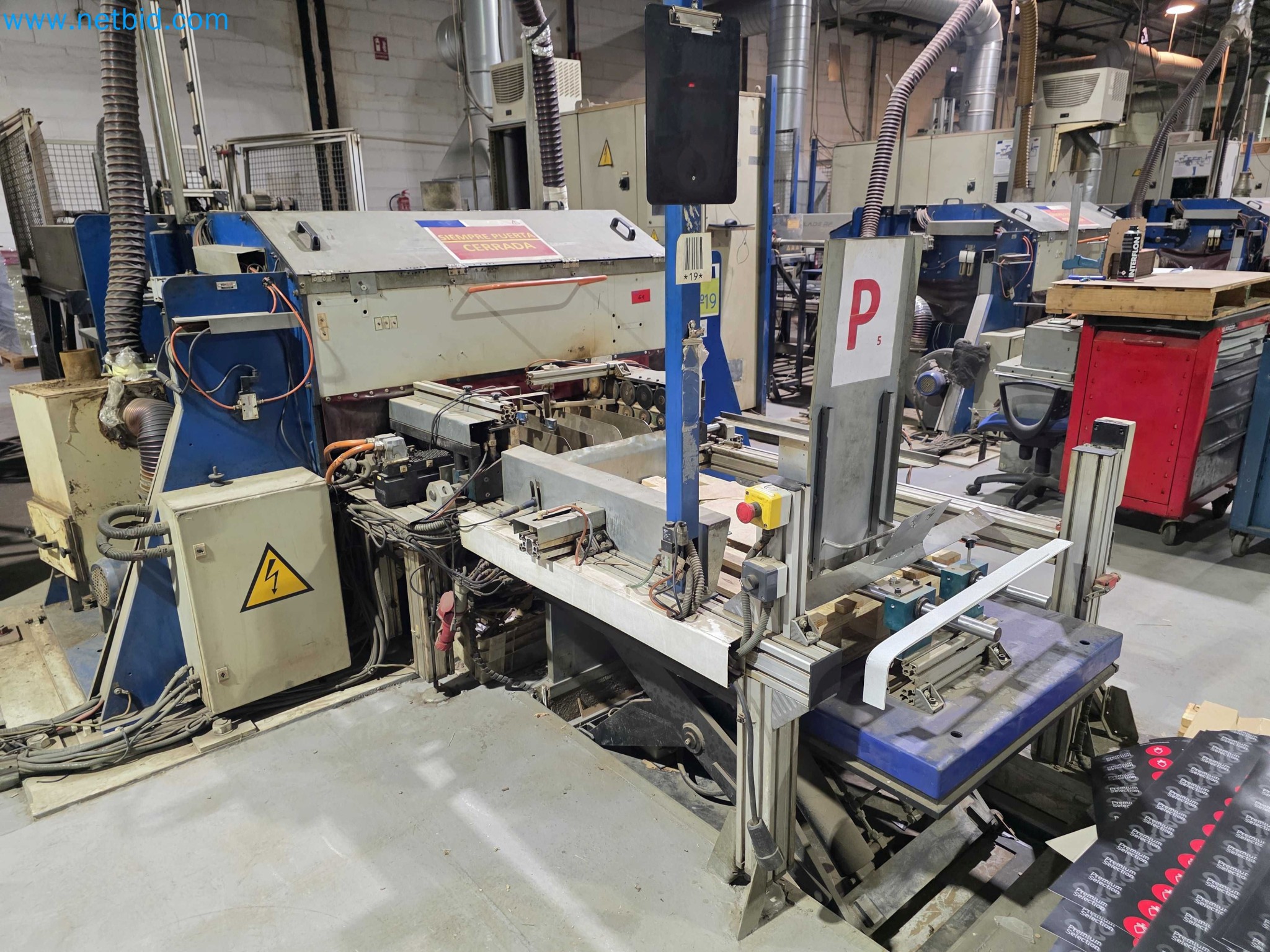 Liquidação de empresas - Máquinas de embalagem usadas para embalagem de frutas e legumes (linha de produção de MDF)-3