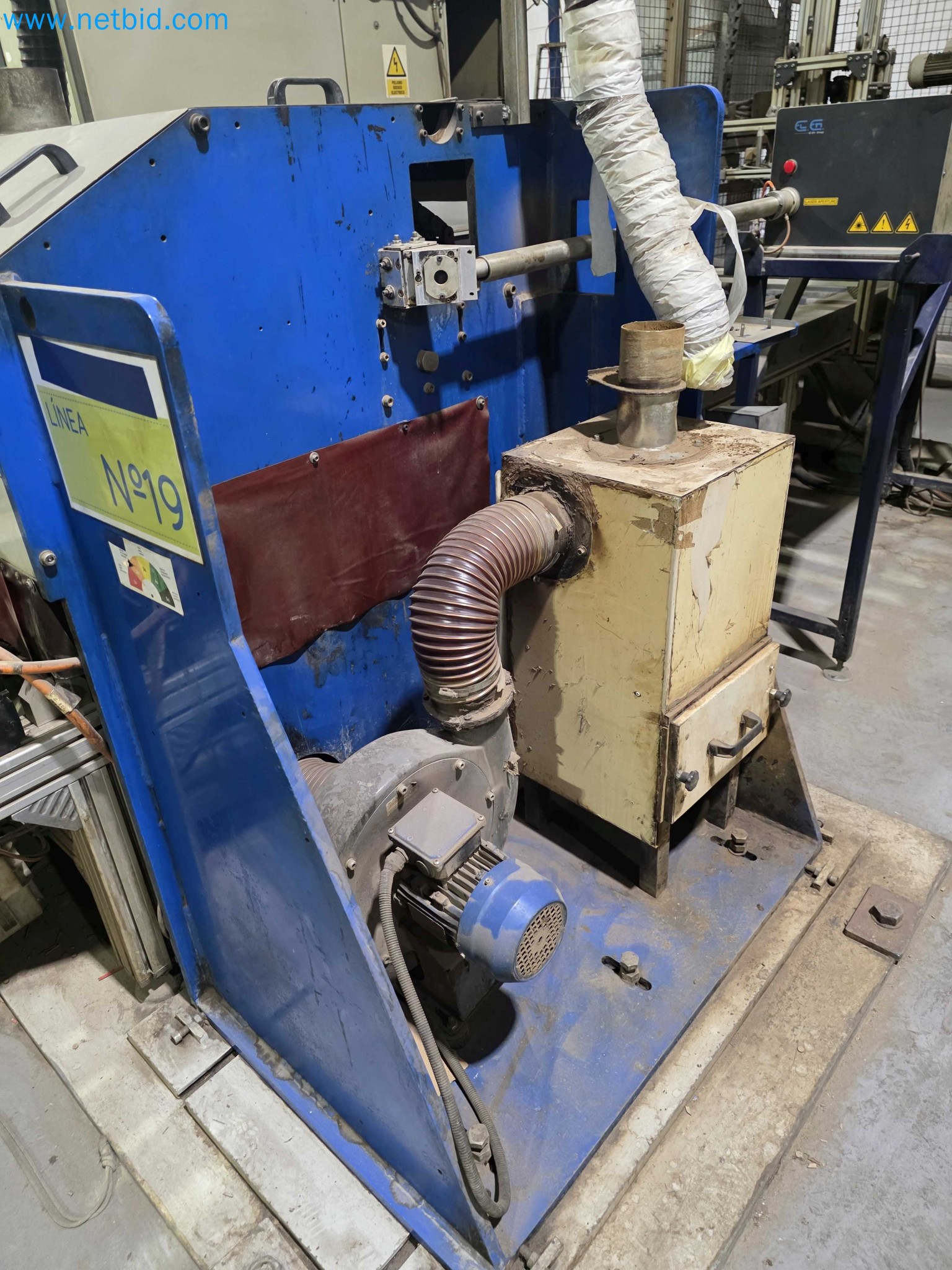 Liquidação de empresas - Máquinas de embalagem usadas para embalagem de frutas e legumes (linha de produção de MDF)-9