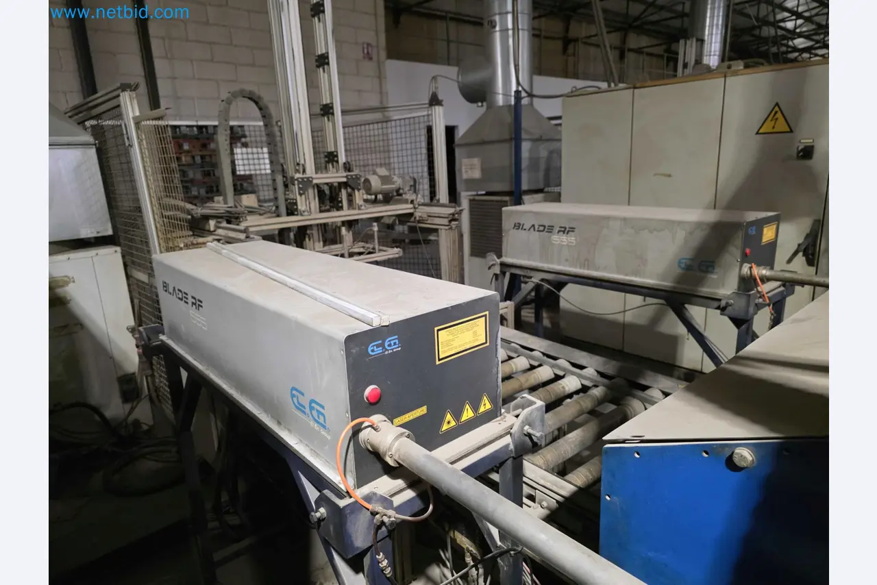 Liquidação de empresas - Máquinas de embalagem usadas para embalagem de frutas e legumes (linha de produção de MDF)-13