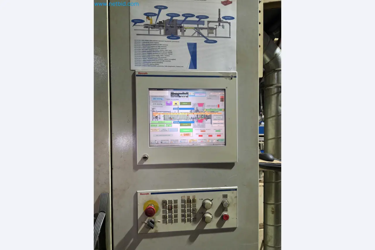Liquidação de empresas - Máquinas de embalagem usadas para embalagem de frutas e legumes (linha de produção de MDF)-25