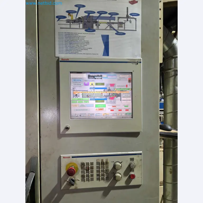 Liquidação de empresas - Máquinas de embalagem usadas para embalagem de frutas e legumes (linha de produção de MDF)-25