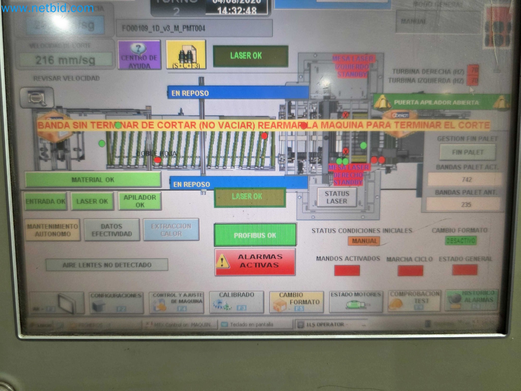 Liquidação de empresas - Máquinas de embalagem usadas para embalagem de frutas e legumes (linha de produção de MDF)-26