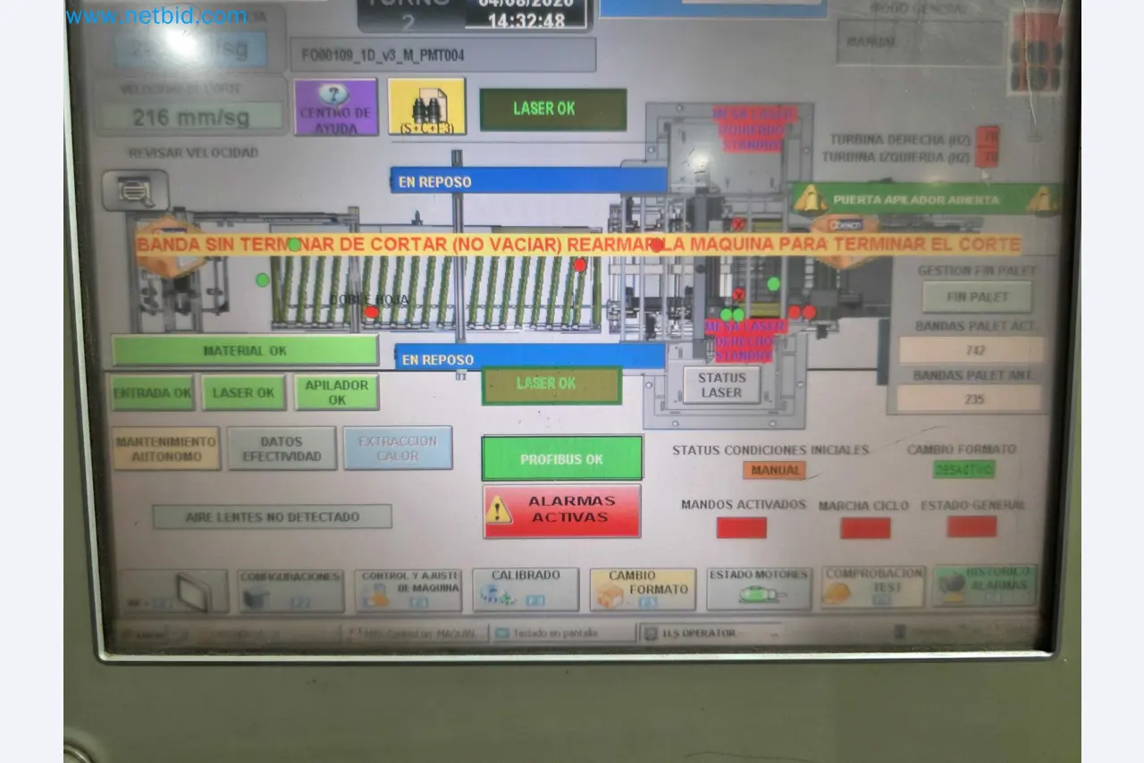 Liquidação de empresas - Máquinas de embalagem usadas para embalagem de frutas e legumes (linha de produção de MDF)-26