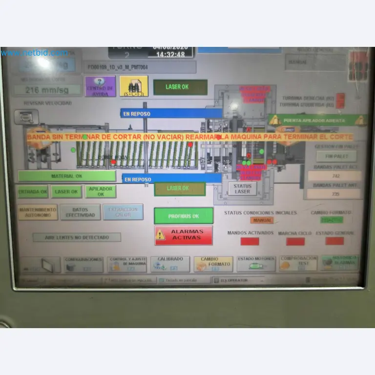 Liquidação de empresas - Máquinas de embalagem usadas para embalagem de frutas e legumes (linha de produção de MDF)-26