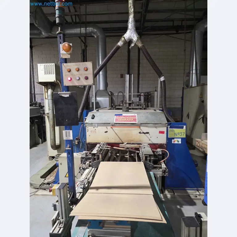 Liquidação de empresas - Máquinas de embalagem usadas para embalagem de frutas e legumes (linha de produção de MDF)-2